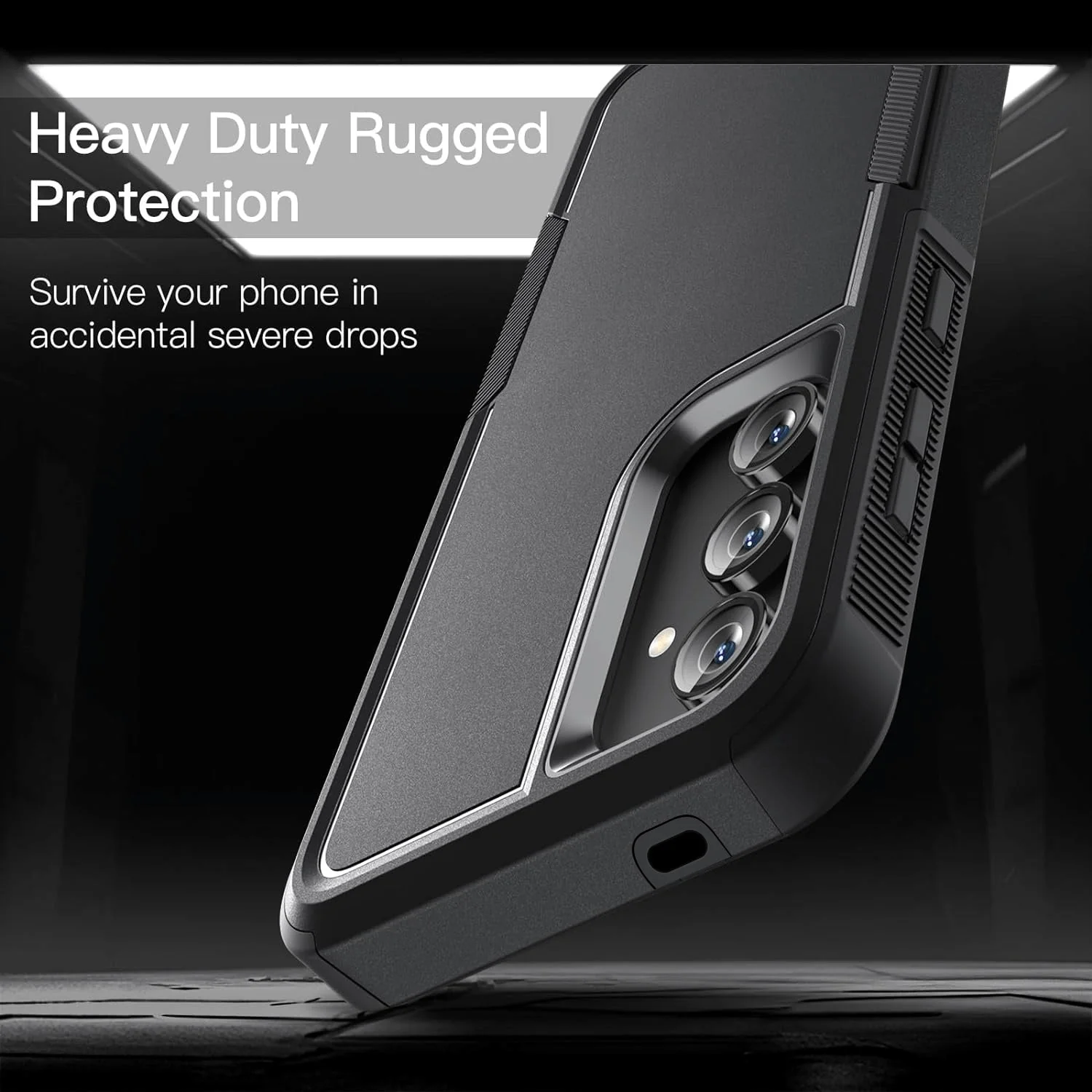 Tough On Samsung Galaxy S24 Plus Case Heavy Armor Black - Image 4