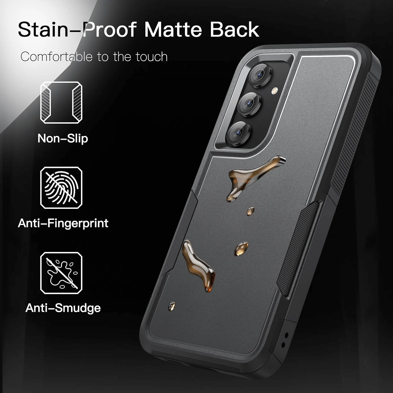 Tough On Samsung Galaxy S24 Plus Case Heavy Armor Black - Image 6
