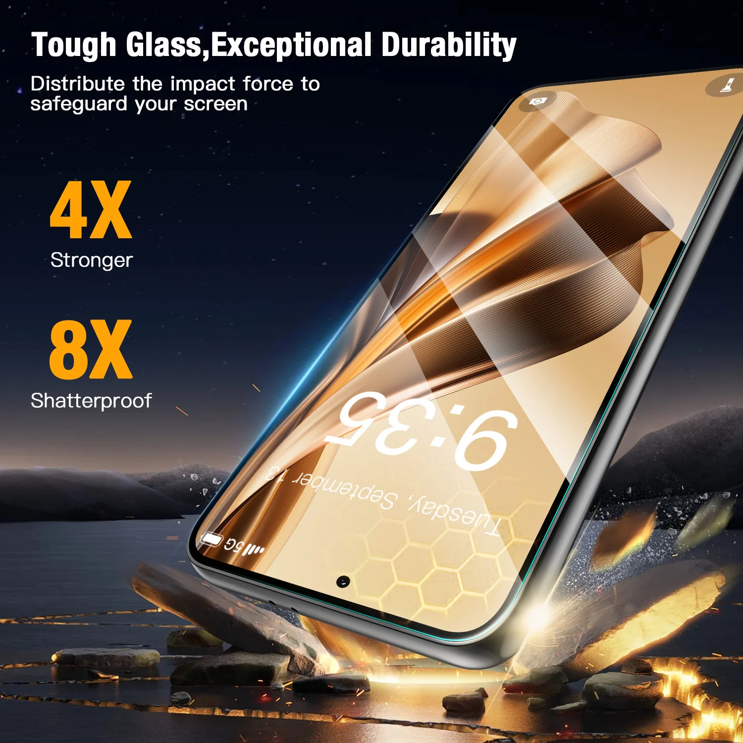 Samsung Galaxy S24 Plus Full Tempered Glass Screen Protector 2P - Image 2