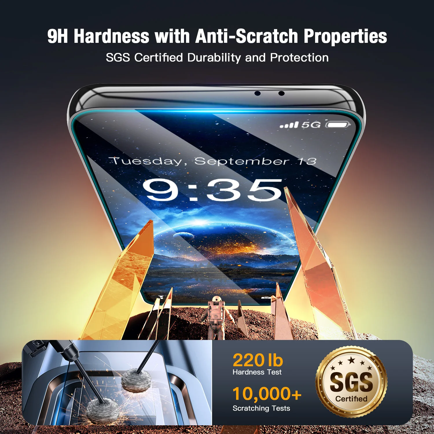Samsung Galaxy S24 Plus Full Tempered Glass Screen Protector 2P - Image 3