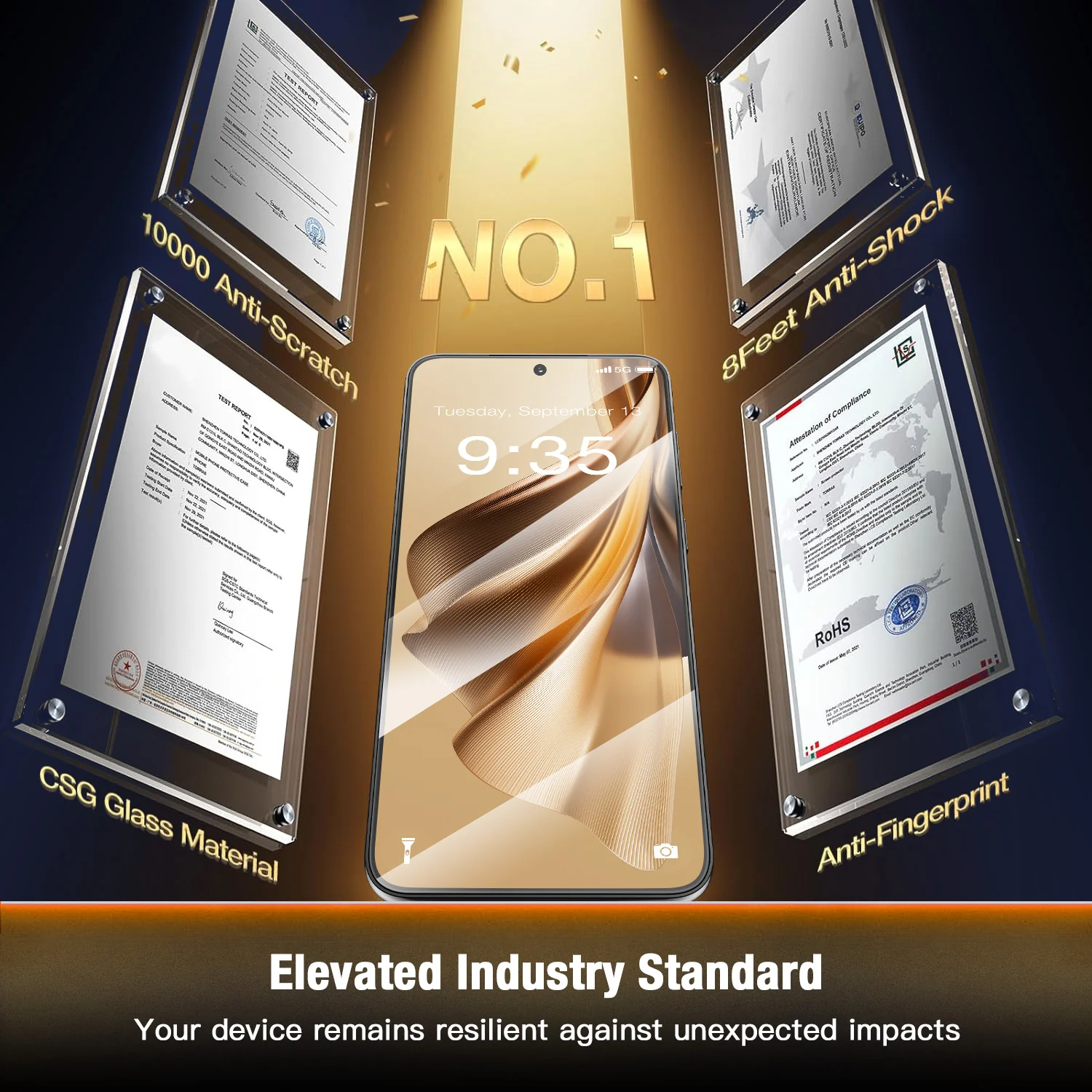 Samsung Galaxy S24 Plus Full Tempered Glass Screen Protector 2P - Image 5