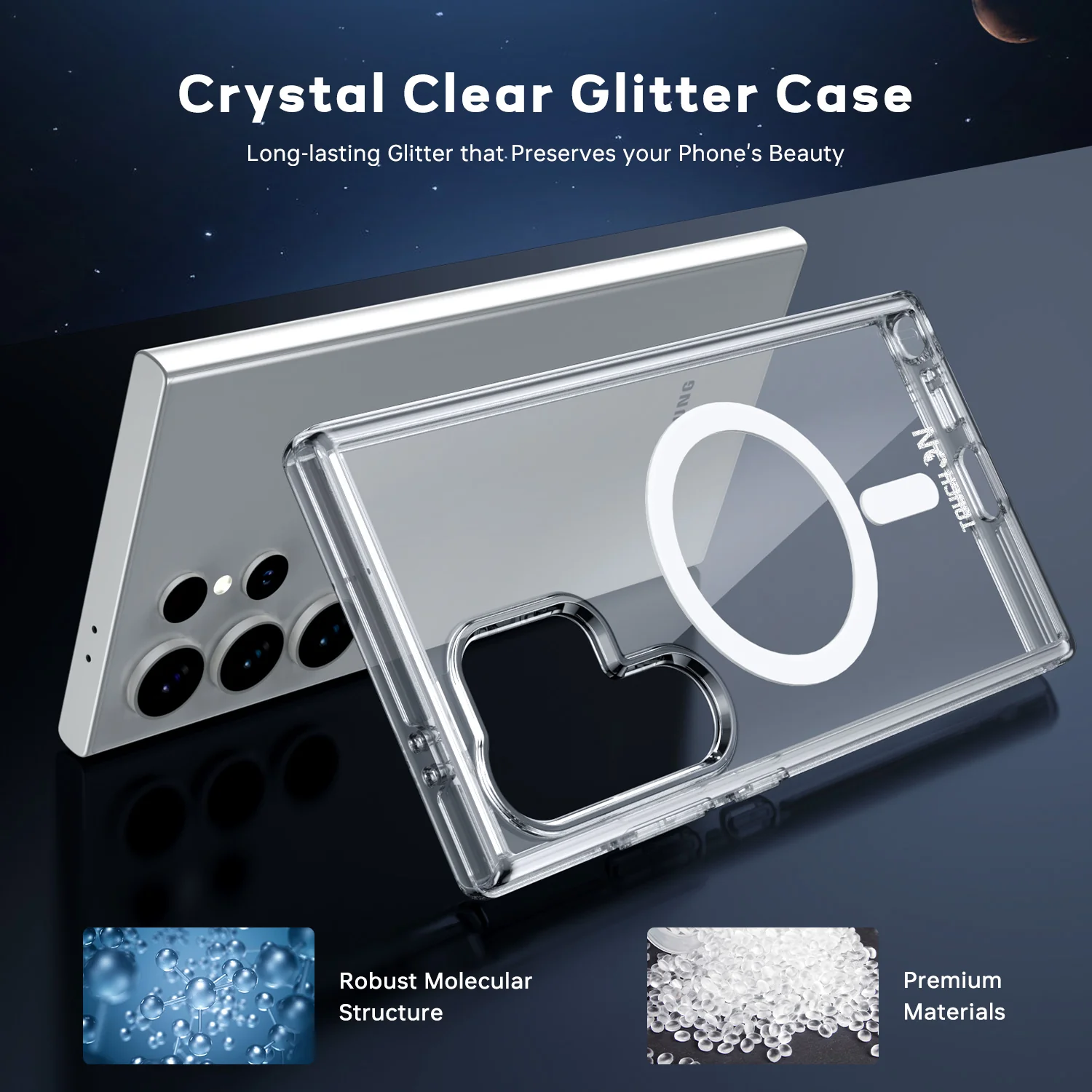 Tough On Samsung Galaxy S24 Ultra Clear Case with Magsafe - Image 12