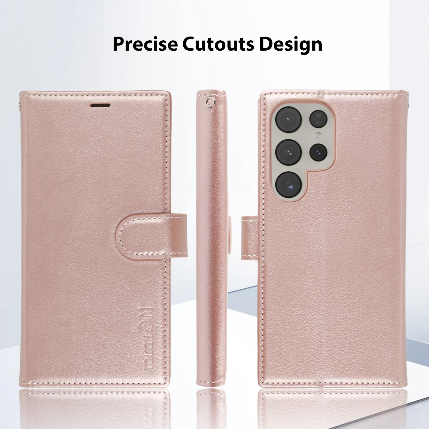 Tough On Samsung Galaxy S24 Ultra Wallet Leather Case - Image 11