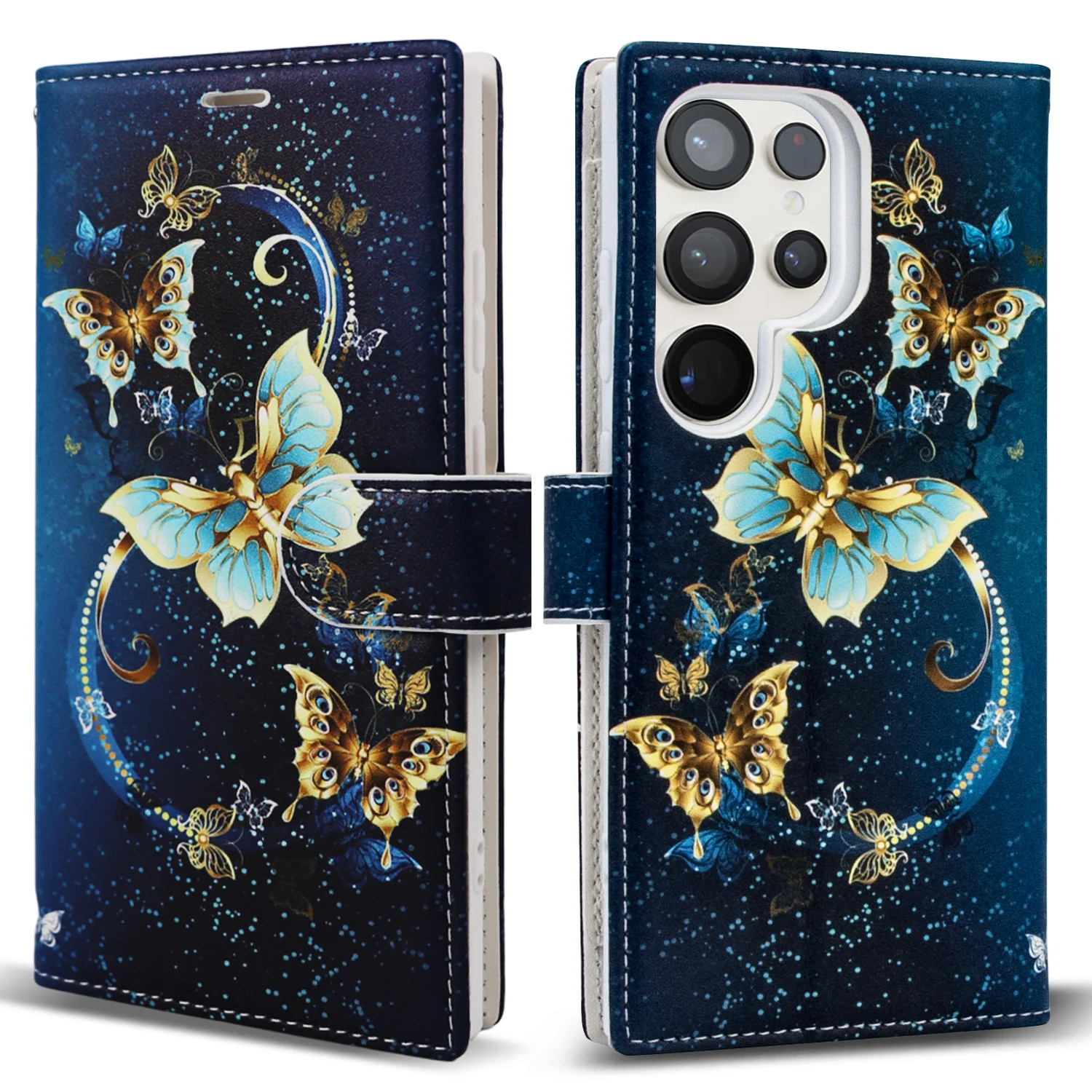 Tough On Samsung Galaxy S24 Ultra Wallet Leather Case - Image 25