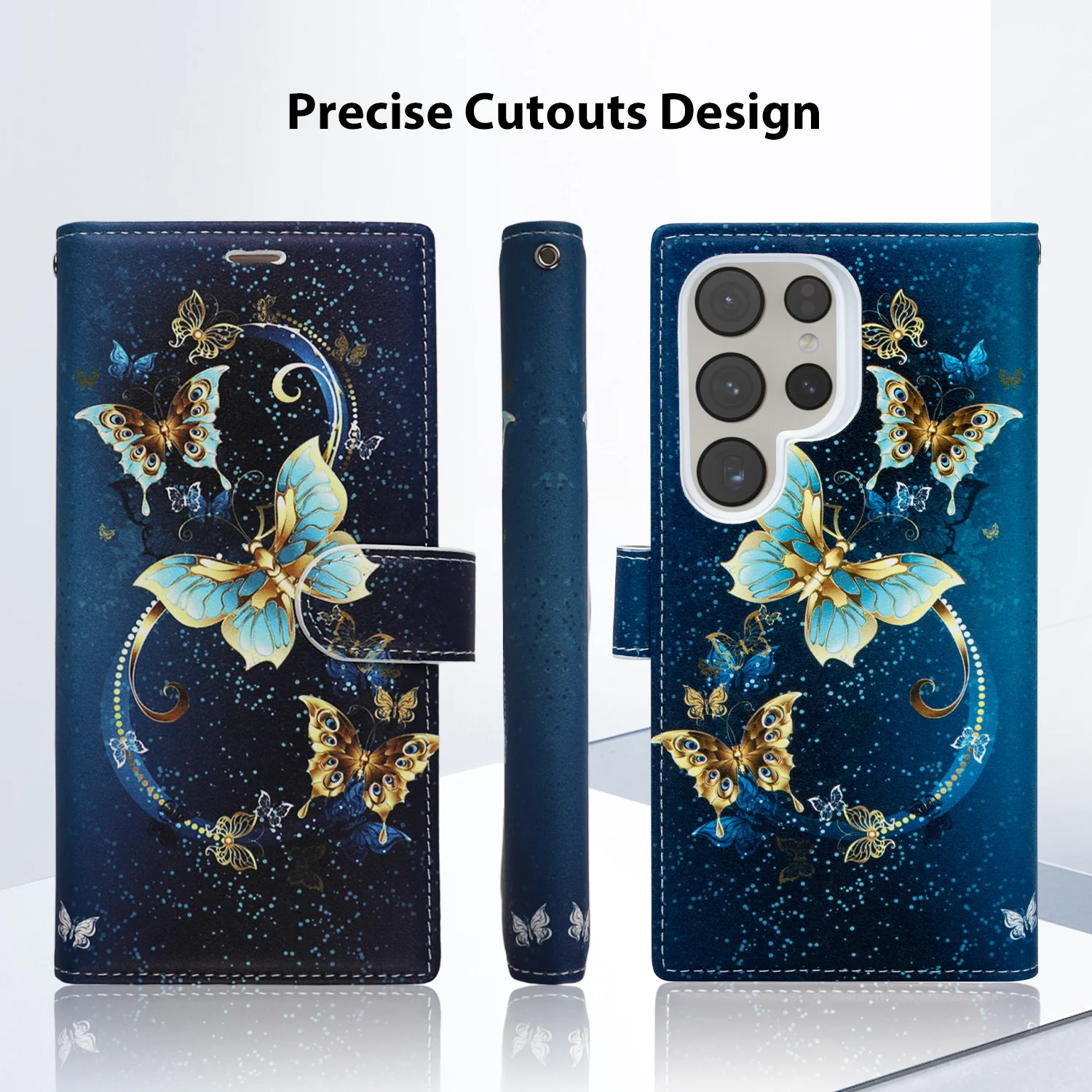 Tough On Samsung Galaxy S24 Ultra Wallet Leather Case - Image 27