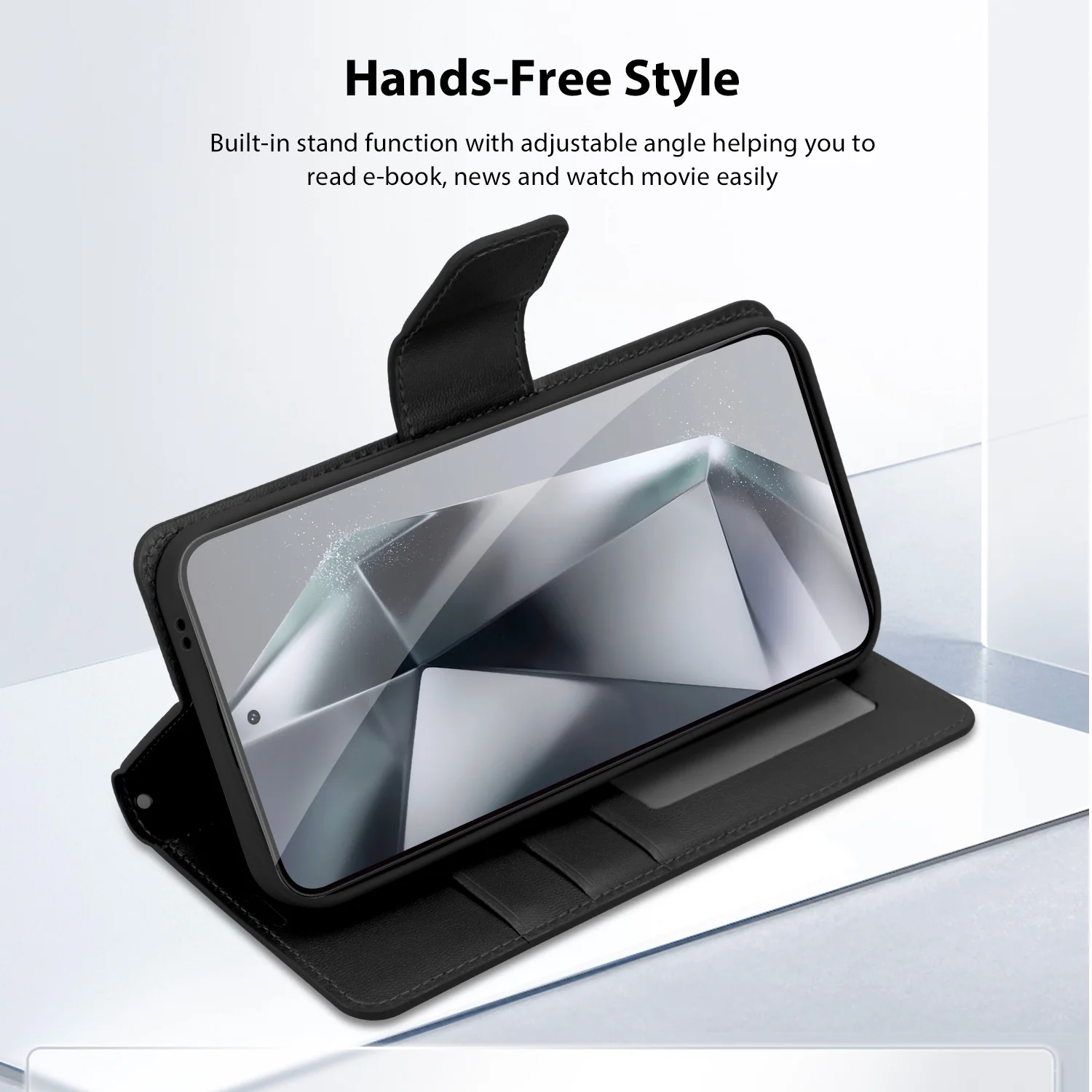Tough On Samsung Galaxy S24 Ultra Wallet Leather Case - Image 4