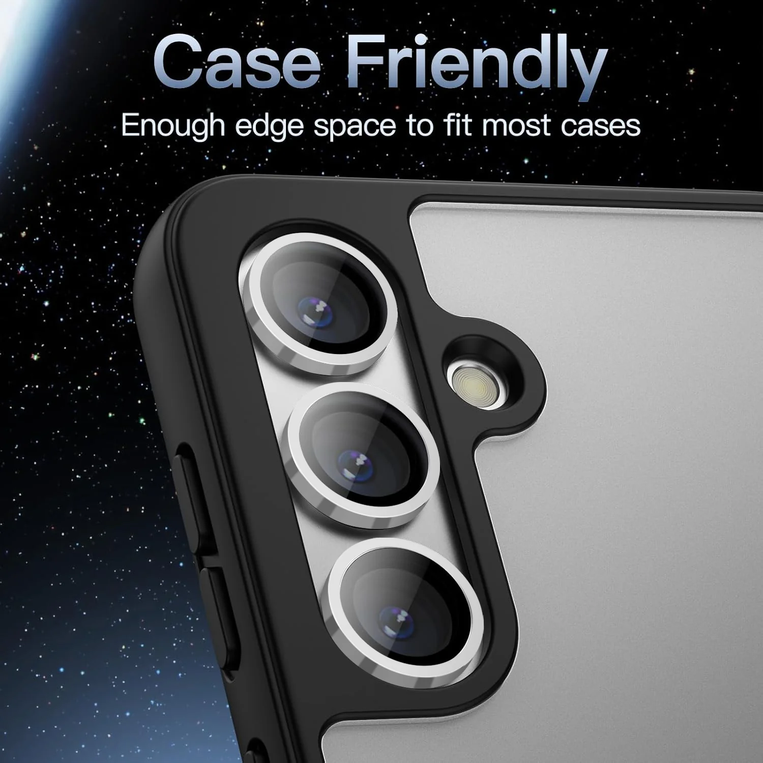 Tough On Samsung Galaxy S25 Camera Lens Protector Clear - Image 6