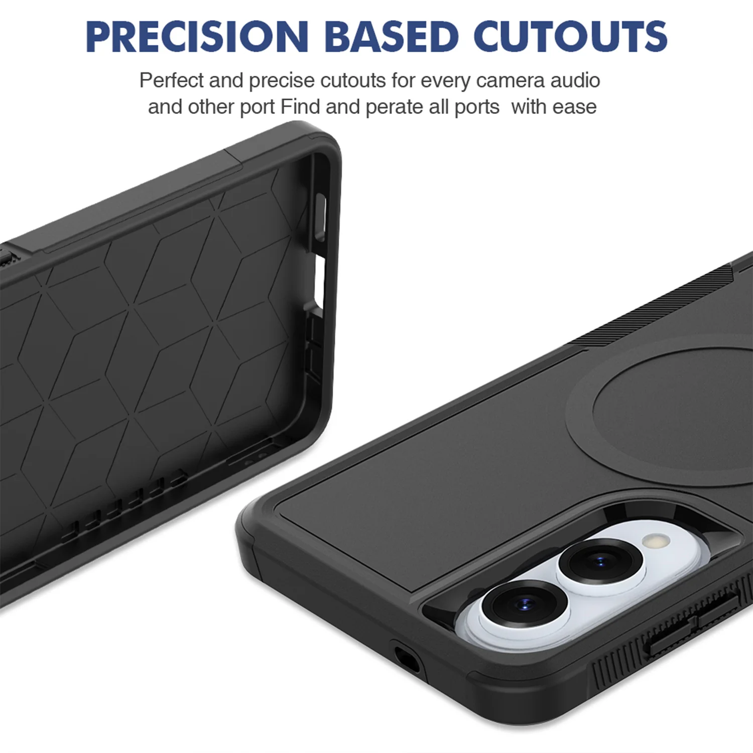 Tough On Samsung Galaxy S25 Edge Case with MagSafe Armor Black - Image 7