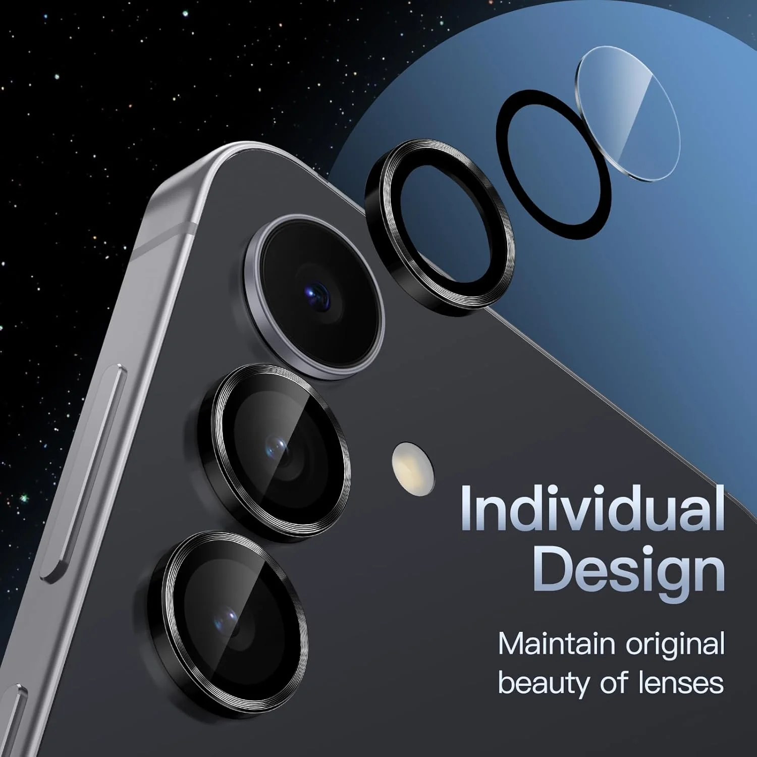 Tough On Samsung Galaxy S25 FE Camera Lens Protector - Image 3