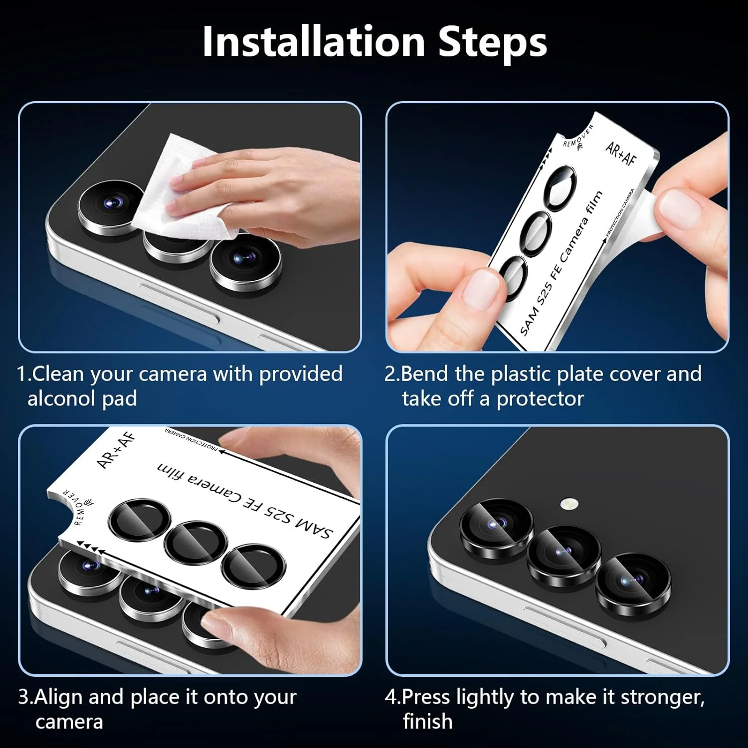 Tough On Samsung Galaxy S25 FE Camera Lens Protector - Image 7