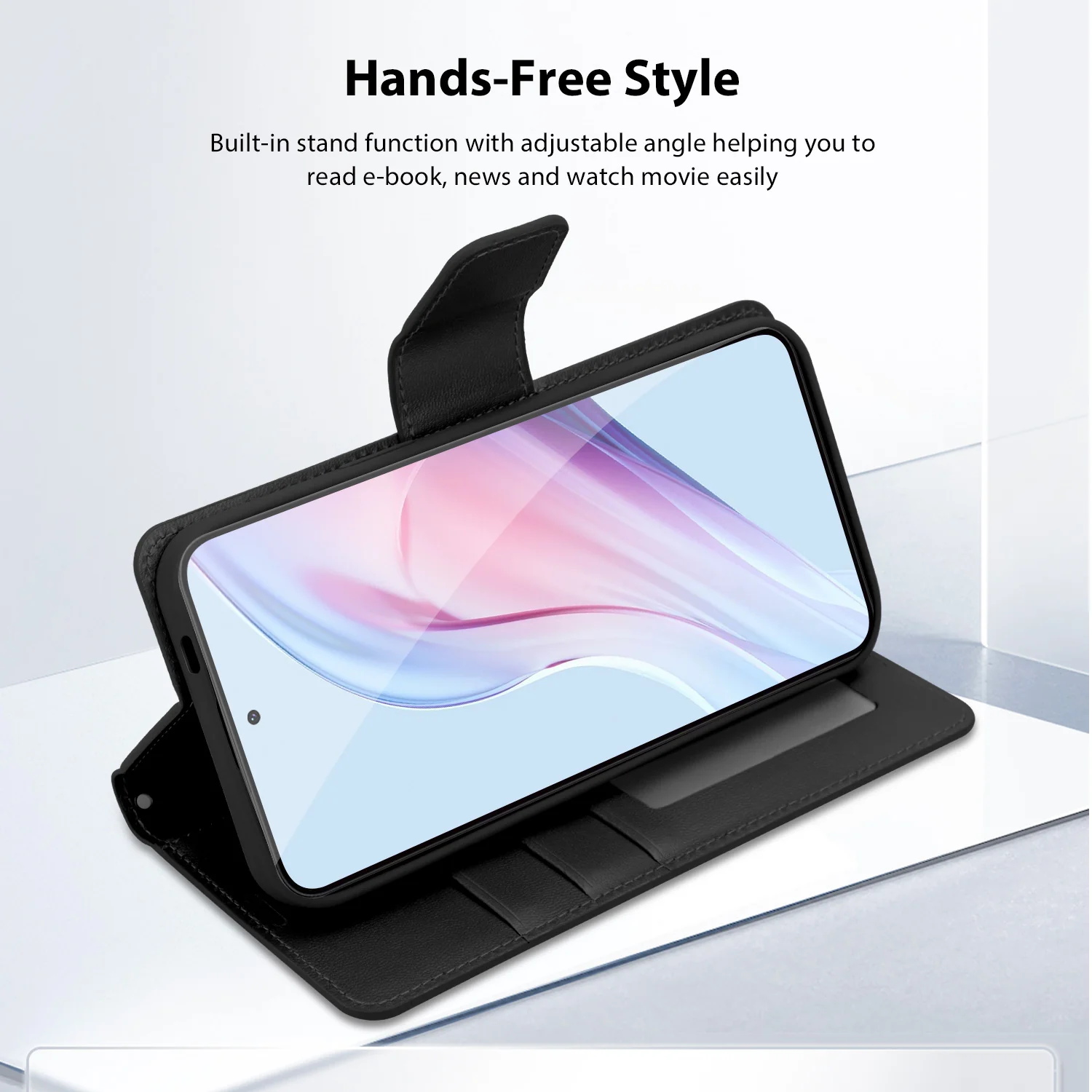 Tough On Samsung Galaxy S25 Flip Wallet Leather Case - Image 3