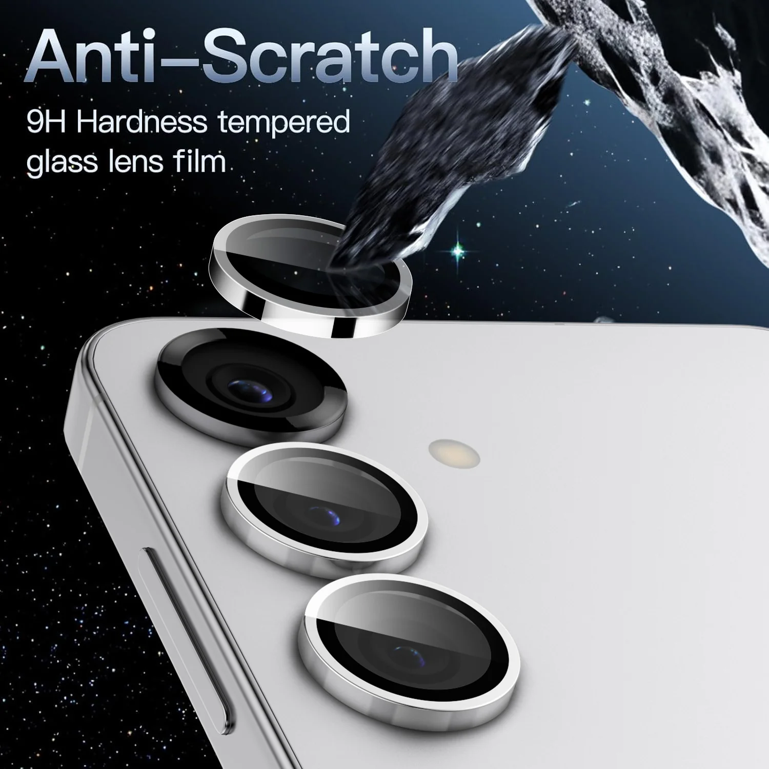 Tough On Samsung Galaxy S25 Plus Camera Lens Protector Clear - Image 3