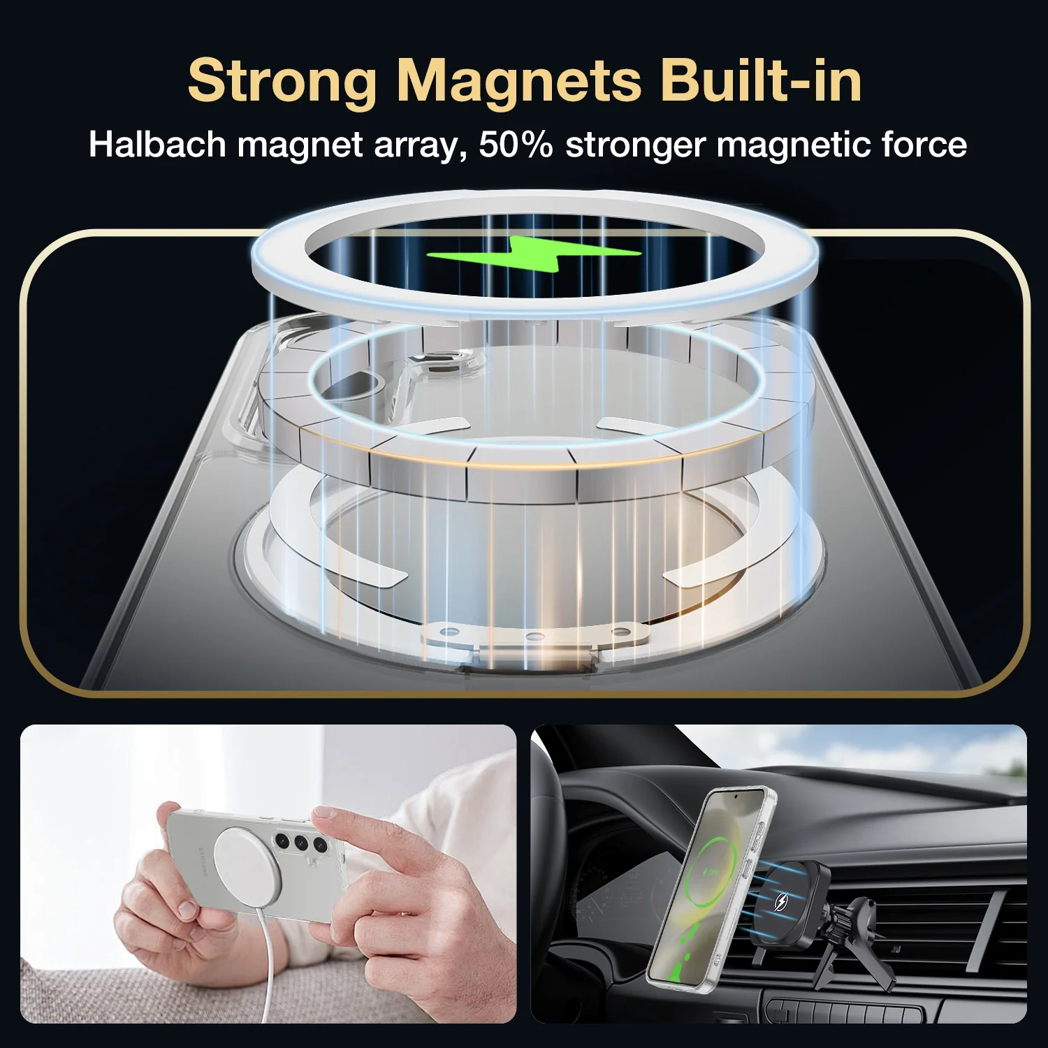 Tough On Samsung Galaxy S25 Plus Case 360° Rotate Stand With MagSafe - Image 2