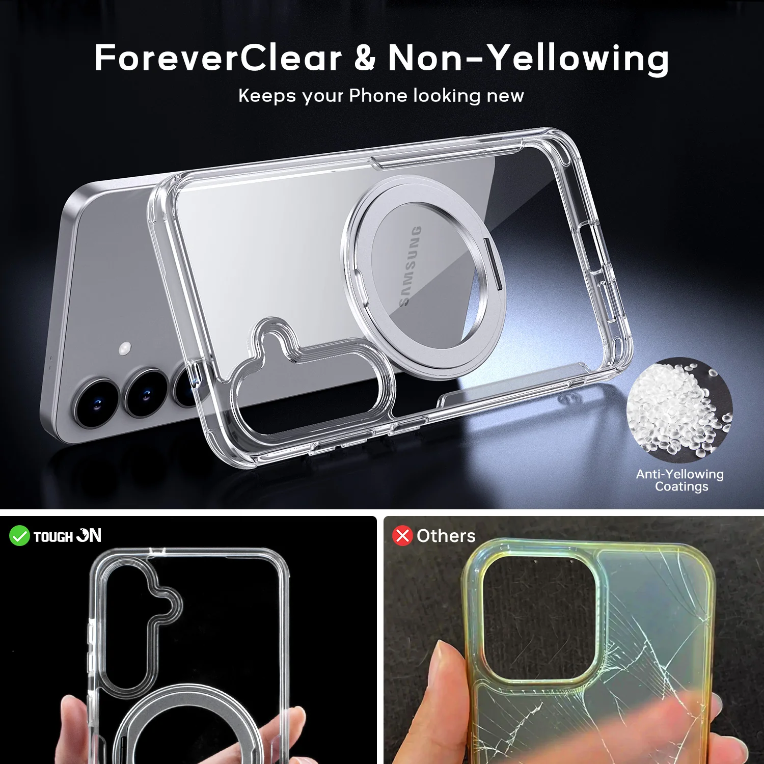 Tough On Samsung Galaxy S25 Plus Case 360° Rotate Stand With MagSafe - Image 3