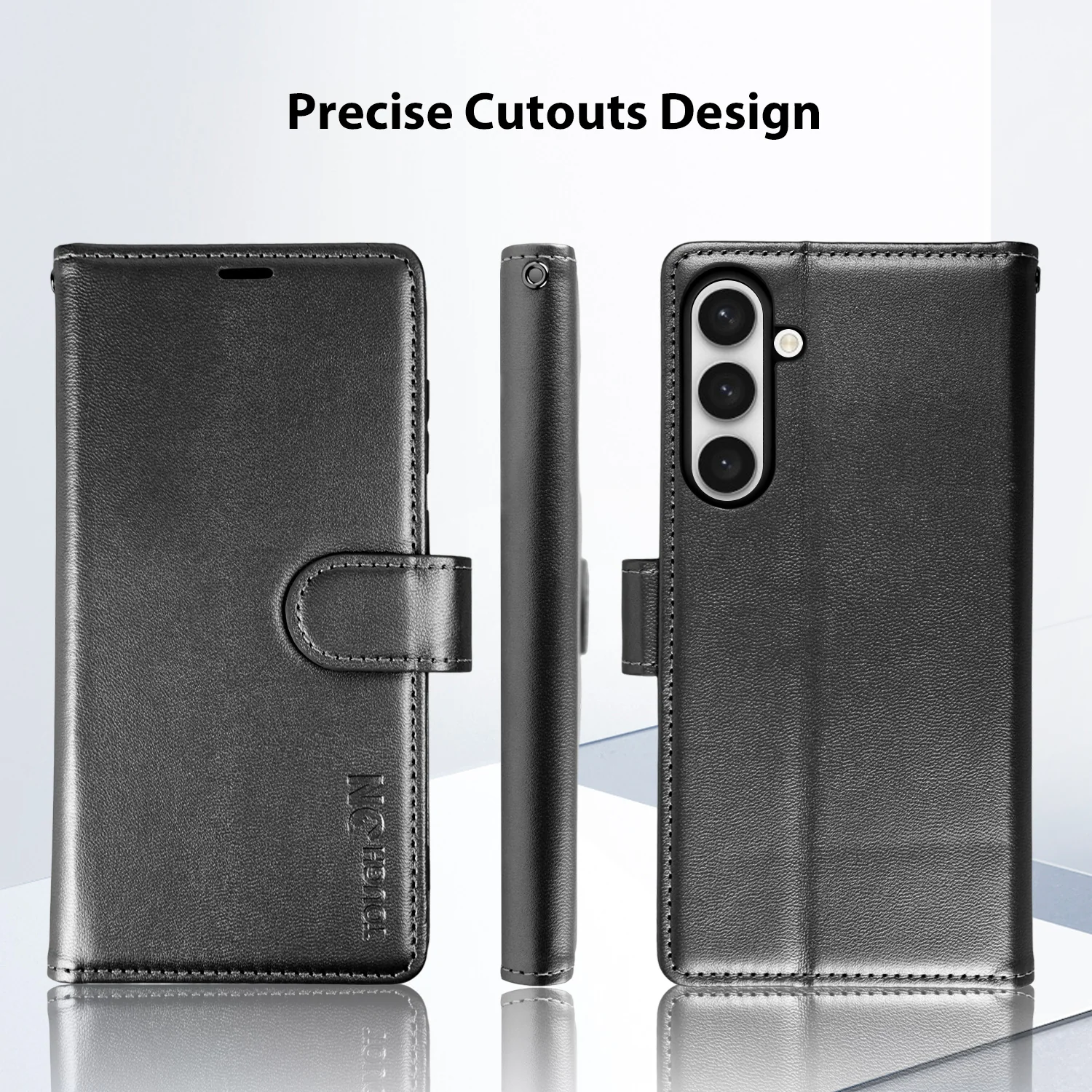 Tough On Samsung Galaxy S25 Plus Flip Wallet Leather Case - Image 2