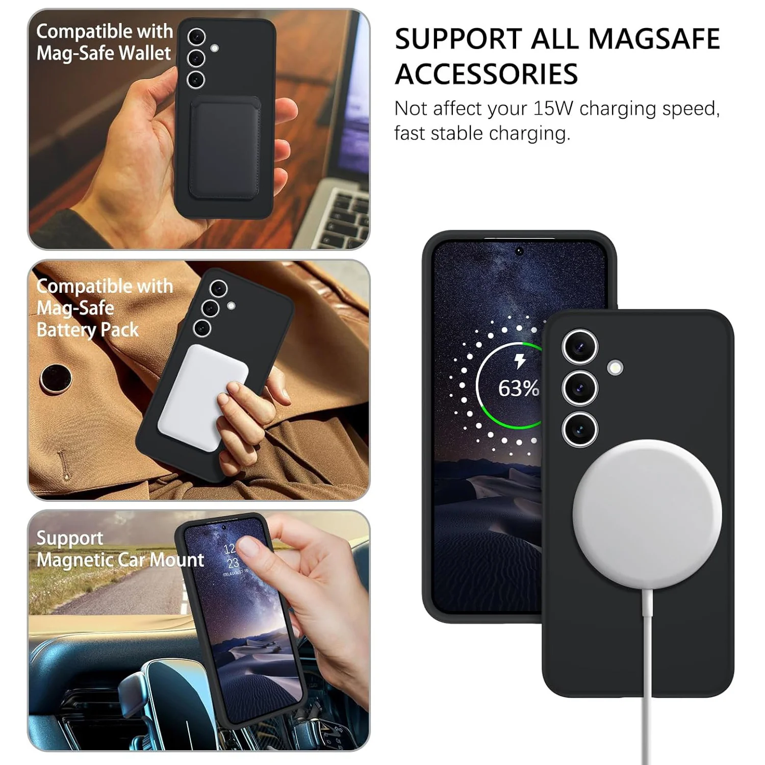 Tough On Samsung Galaxy S25 Plus Liquid Silicone Case with MagSafe - Image 2