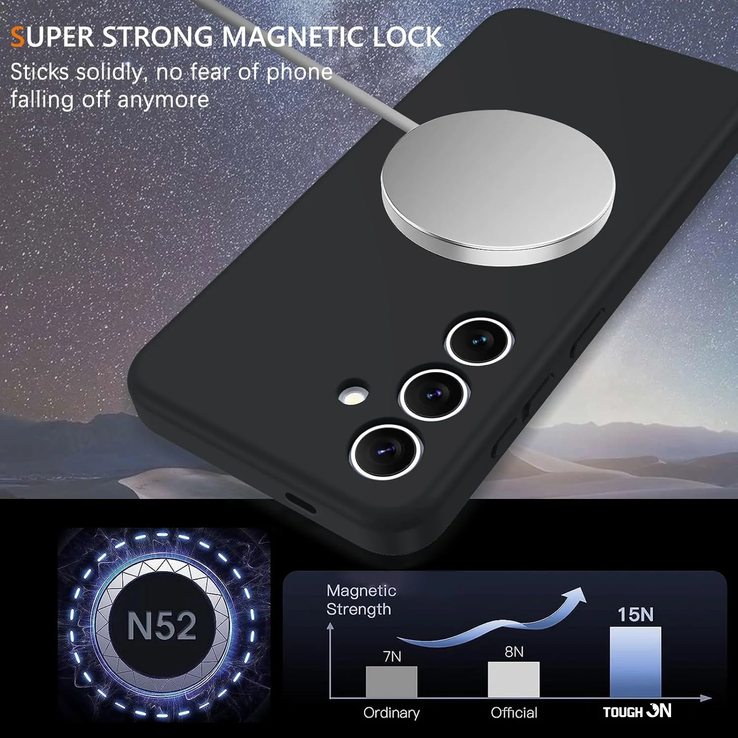 Tough On Samsung Galaxy S25 Plus Liquid Silicone Case with MagSafe - Image 3