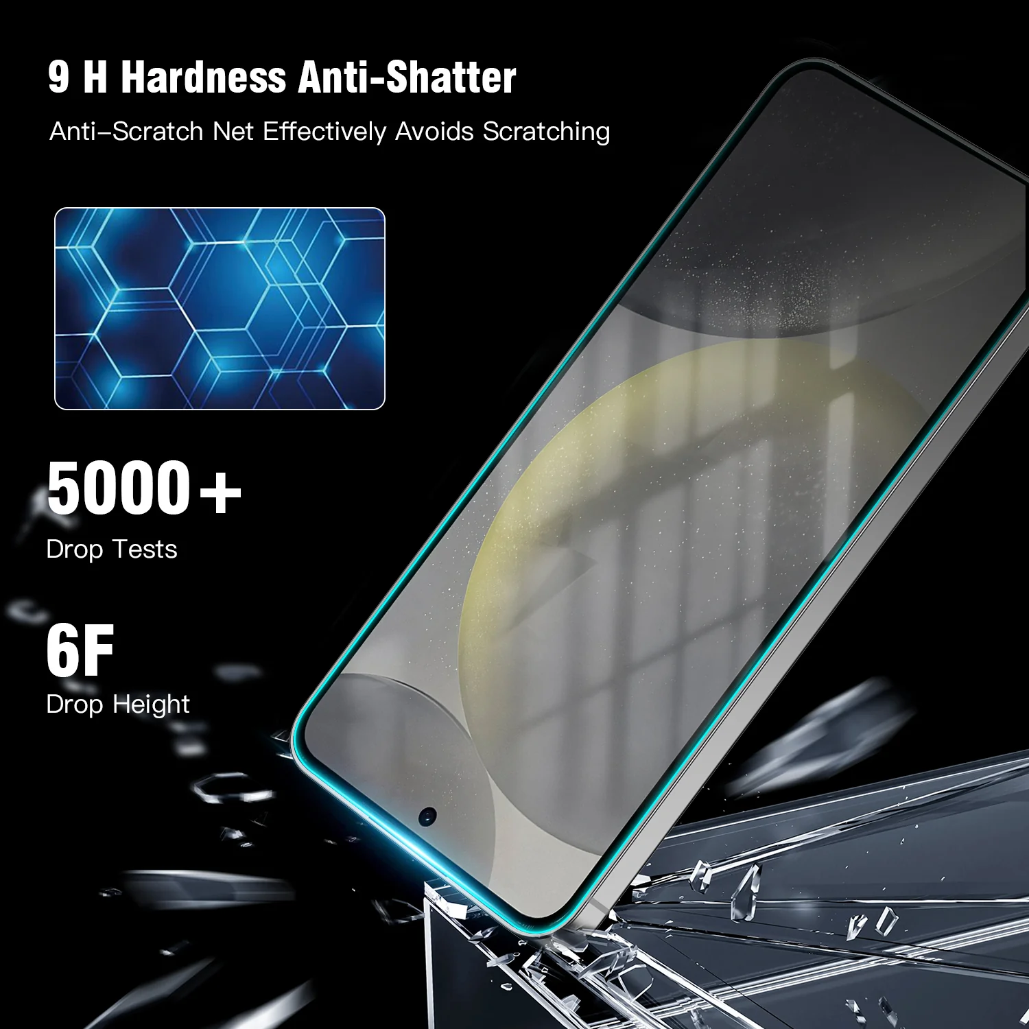 Tough On Samsung Galaxy S25 Screen Tempered Glass Protector - Image 3