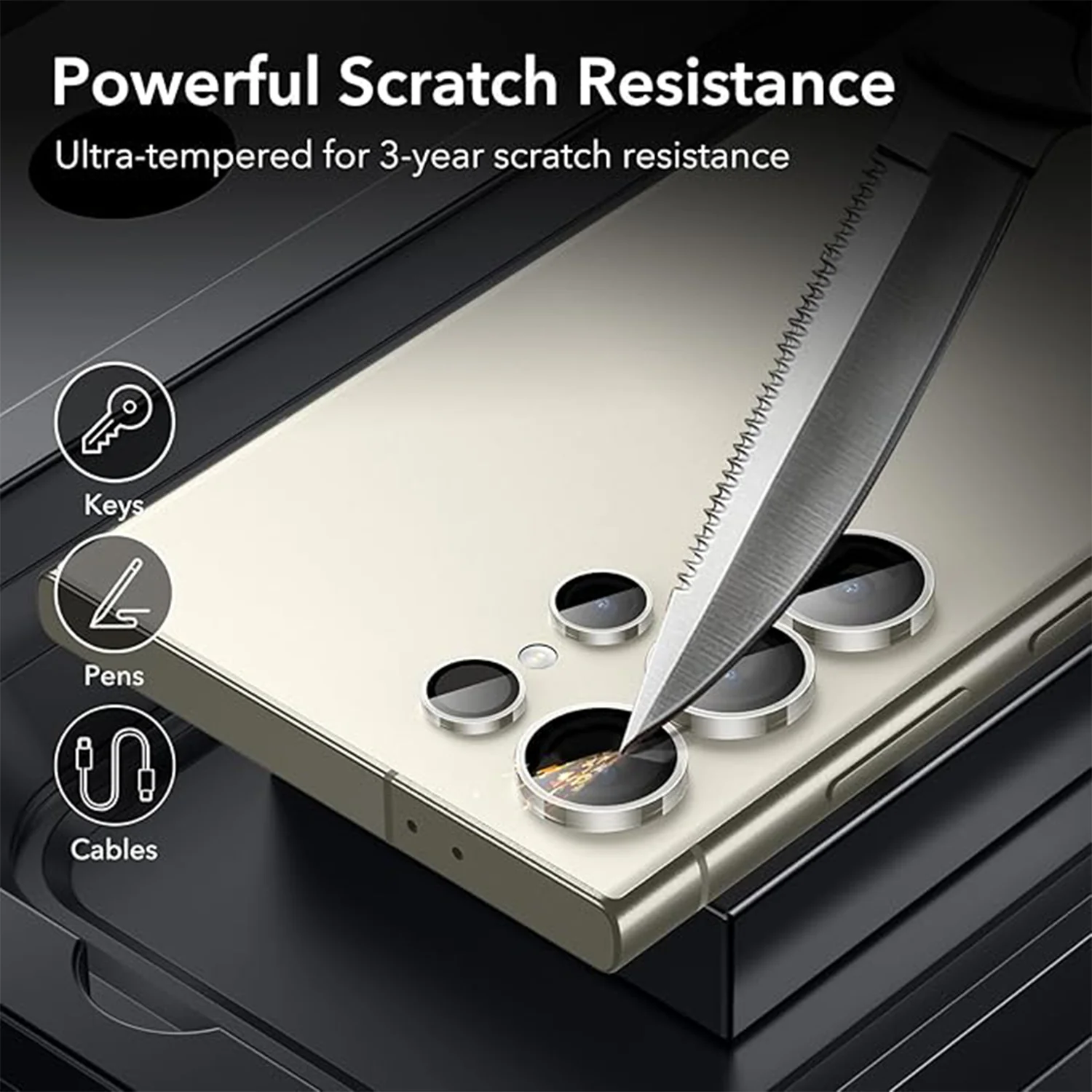 Tough On Samsung Galaxy S25 Ultra Camera Lens Protector - Image 11