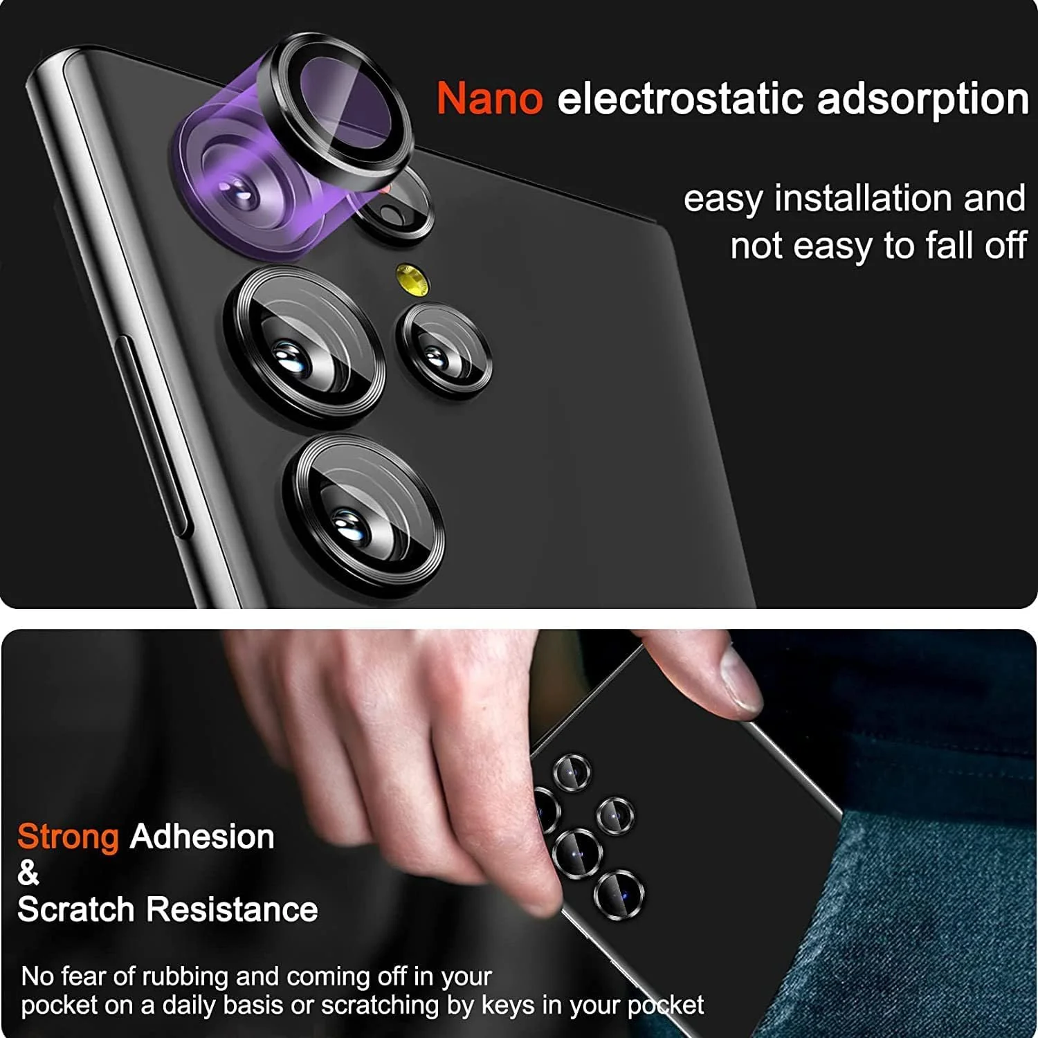 Tough On Samsung Galaxy S25 Ultra Camera Lens Protector - Image 6