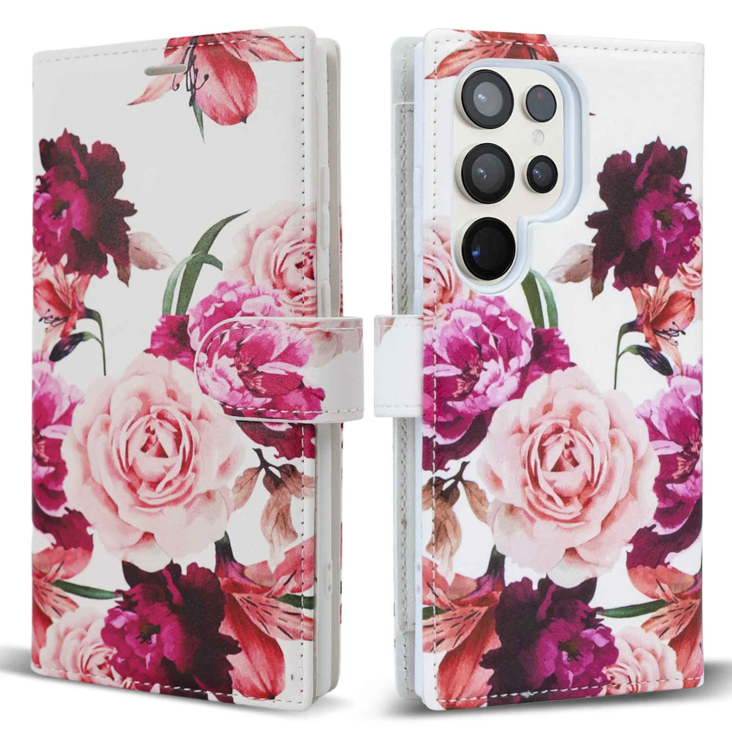 Tough On Samsung Galaxy S25 Ultra Flip Wallet Leather Case - Image 15