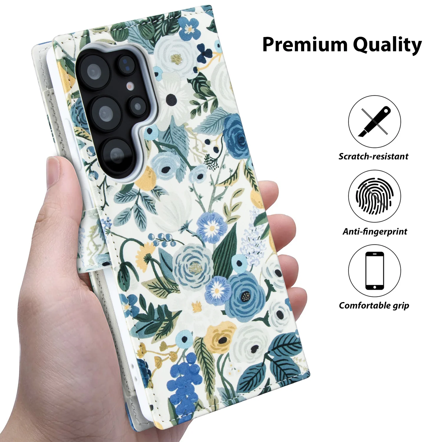Tough On Samsung Galaxy S25 Ultra Flip Wallet Leather Case - Image 26