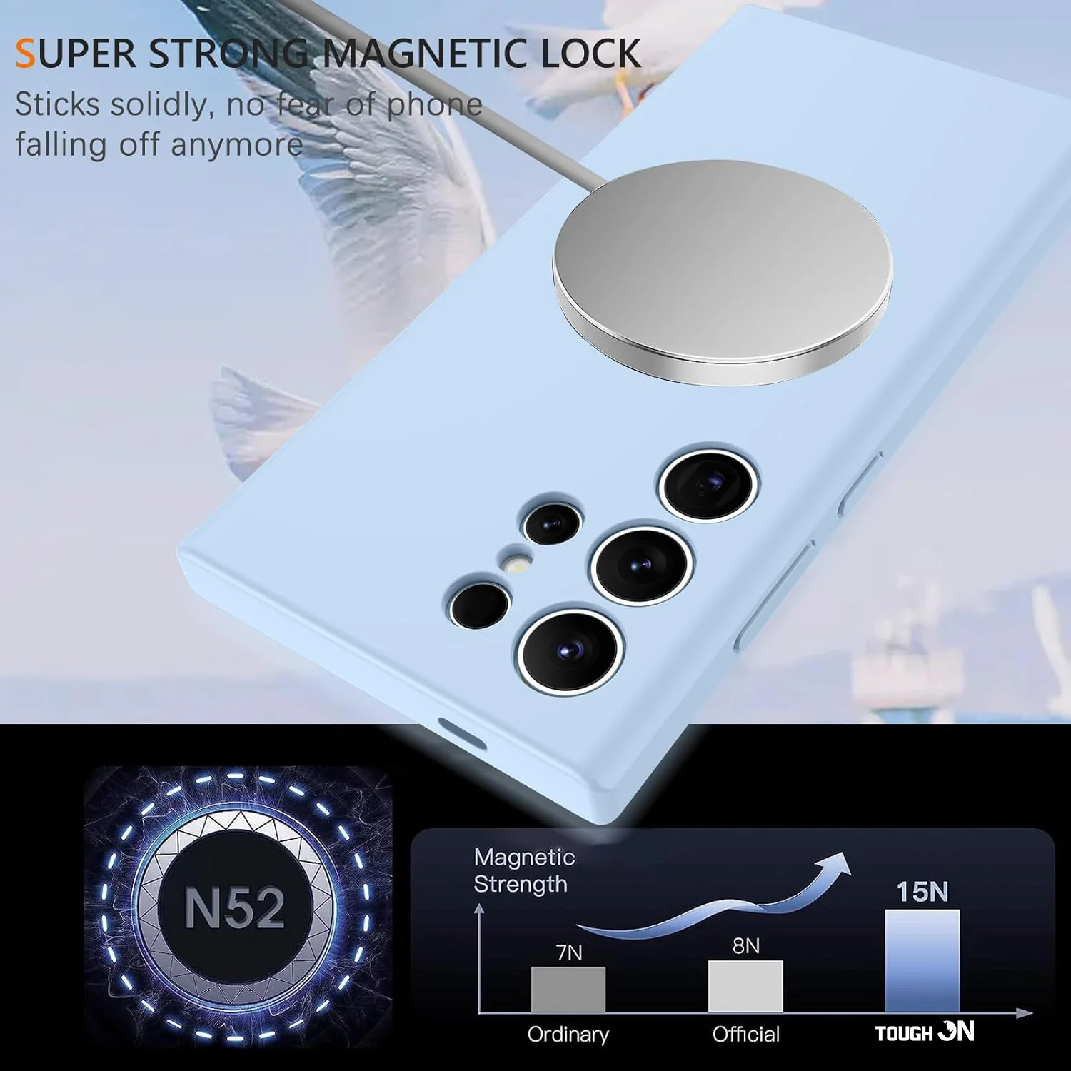 Tough On Samsung Galaxy S25 Ultra Liquid Silicone Case with MagSafe - Image 18