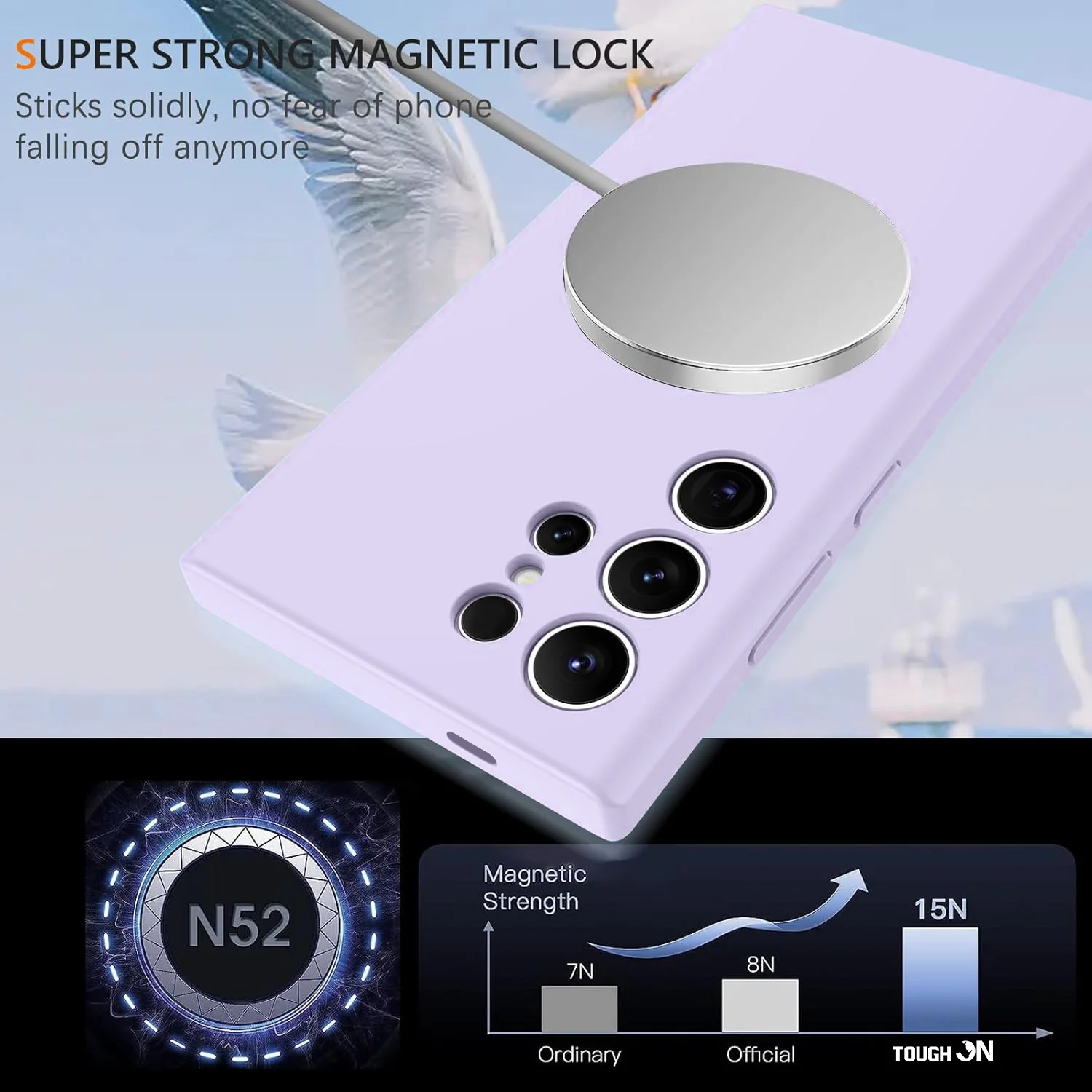 Tough On Samsung Galaxy S25 Ultra Liquid Silicone Case with MagSafe - Image 24