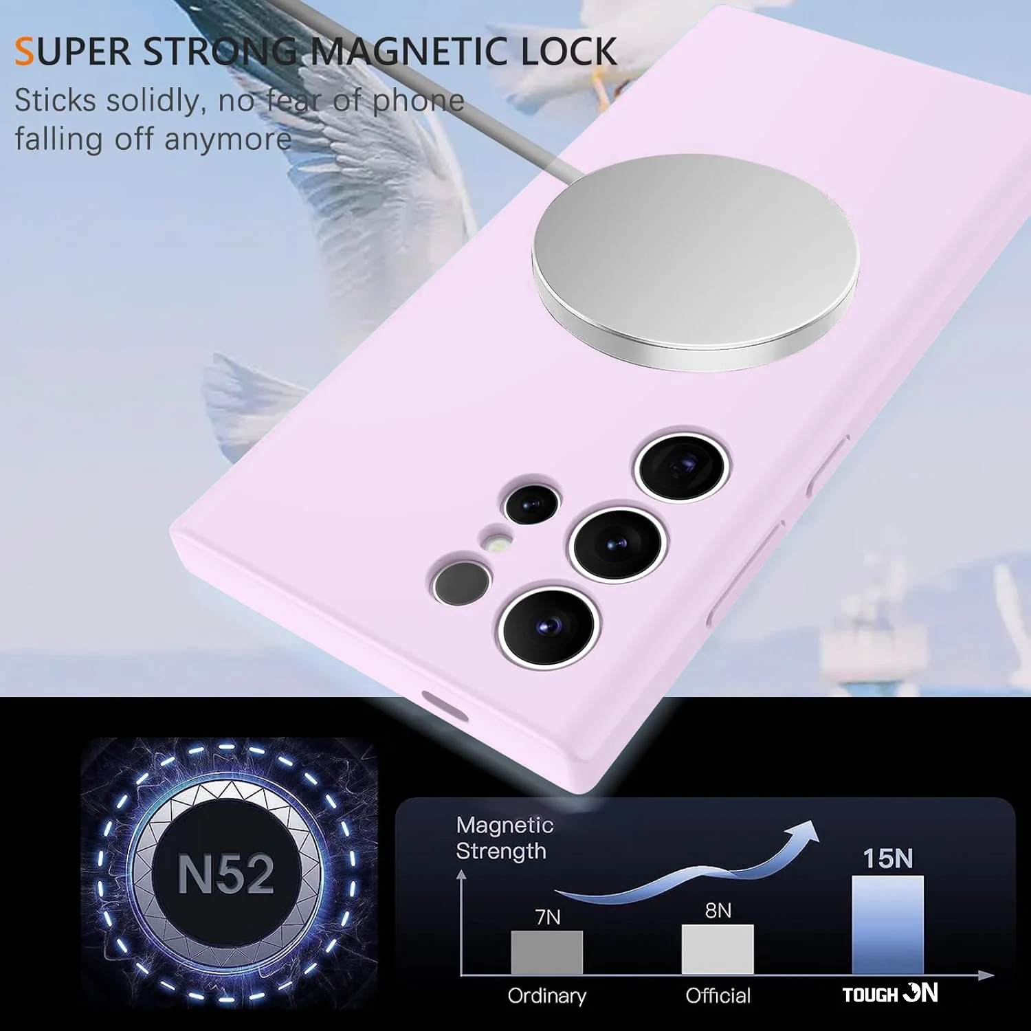 Tough On Samsung Galaxy S25 Ultra Liquid Silicone Case with MagSafe - Image 37