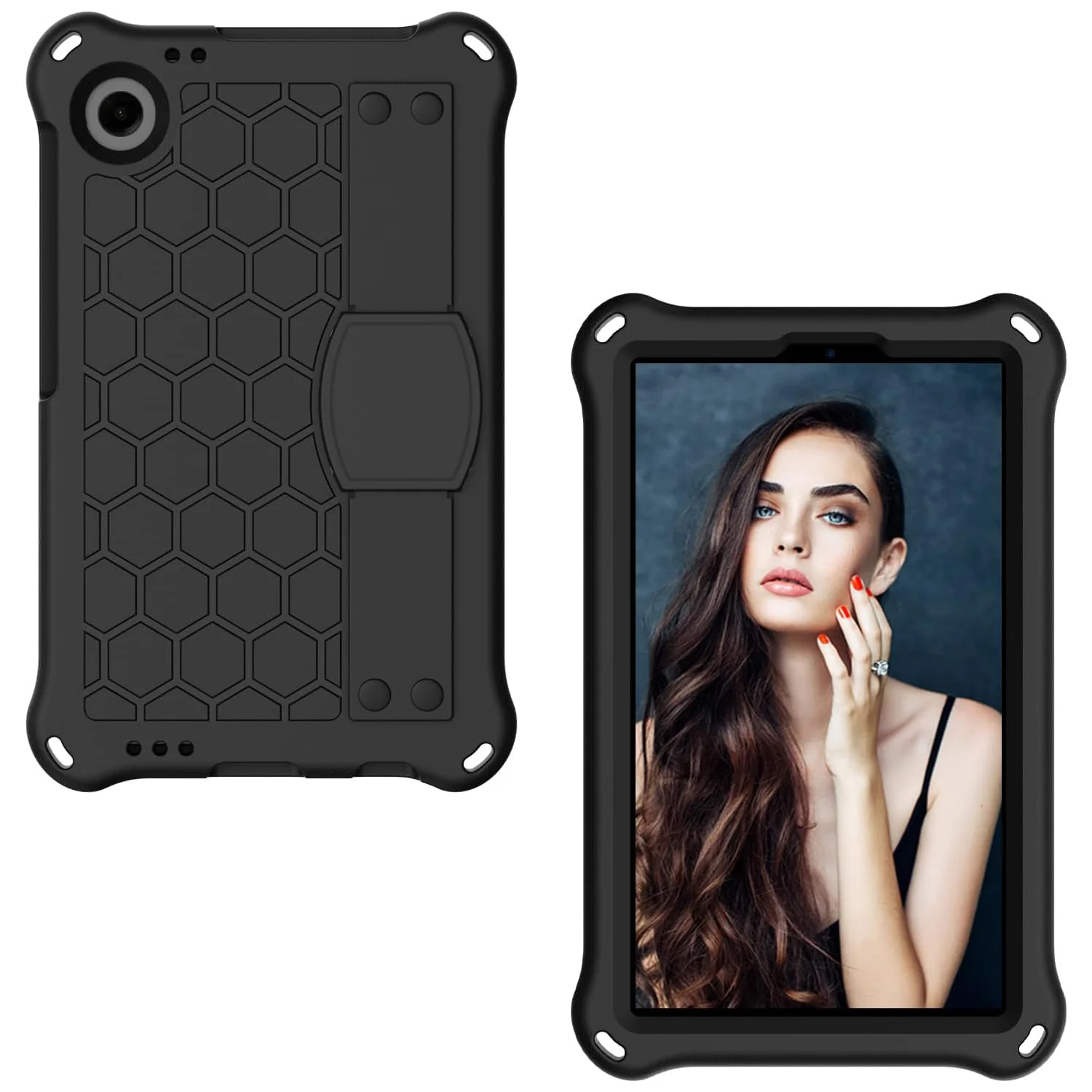 Tough On Samsung Galaxy Tab A9 8.7" Case EVA Beehive Style Handle Stand Cover - Image 2