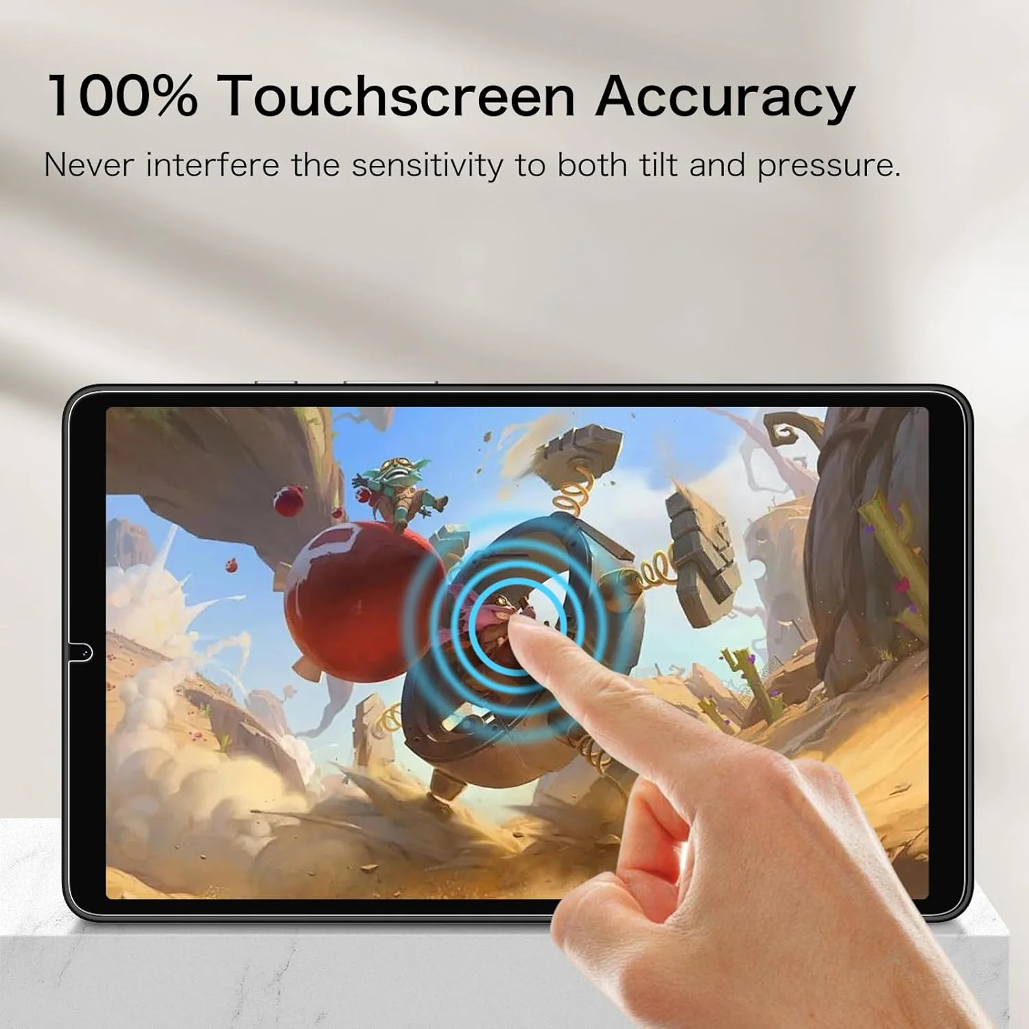Tough On Samsung Galaxy Tab A9 8.7" Premium Tempered Glass Screen Protector - Image 3