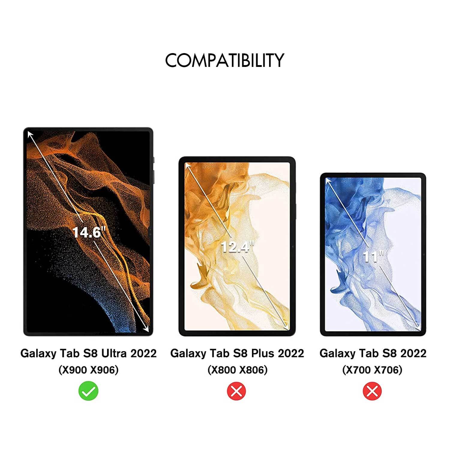 Tough On Samsung Galaxy Tab S8 Ultra Premium Tempered Glass Screen Protector - Image 9