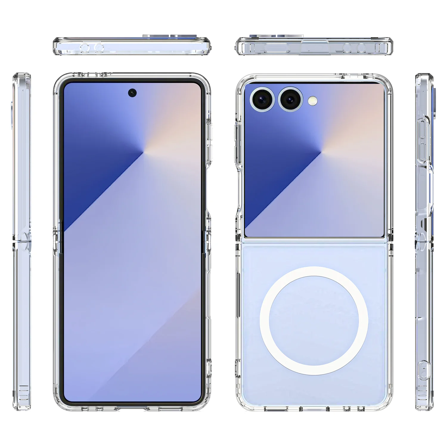 Tough On Samsung Galaxy Z Flip7 Case with MagSafe Clear Air - Image 2