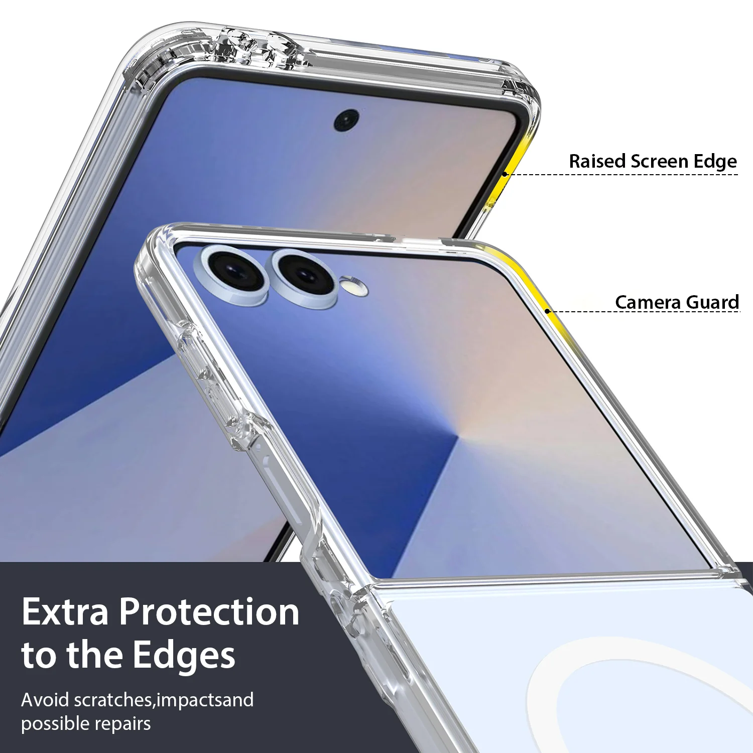 Tough On Samsung Galaxy Z Flip7 Case with MagSafe Clear Air - Image 7