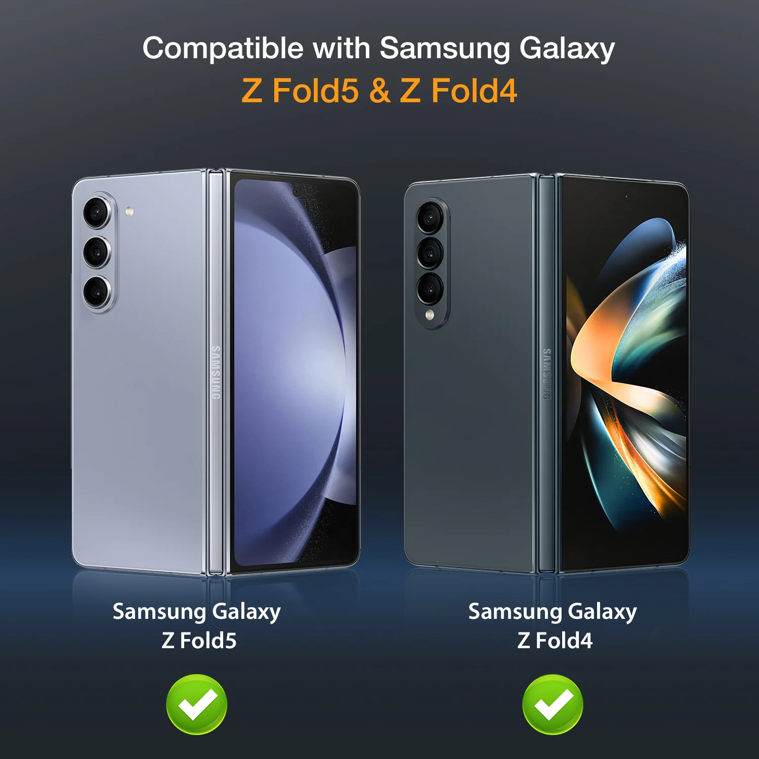 Tough On Samsung Galaxy Z Fold4 5G Tempered Glass Screen Protector with Installation Kit - Image 7