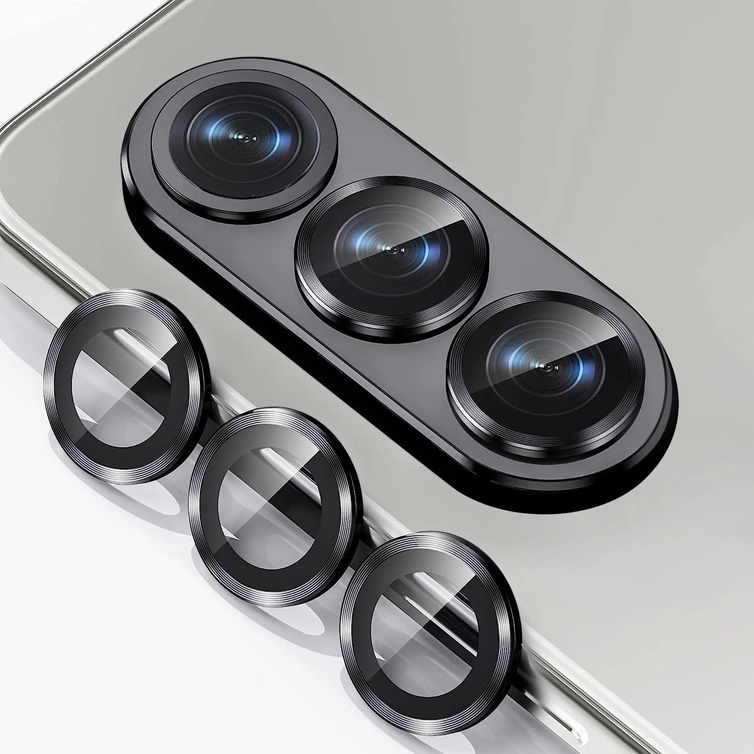 Tough On Samsung Galaxy Z Fold7 Camera Lens Protector Individual Ring - Image 5