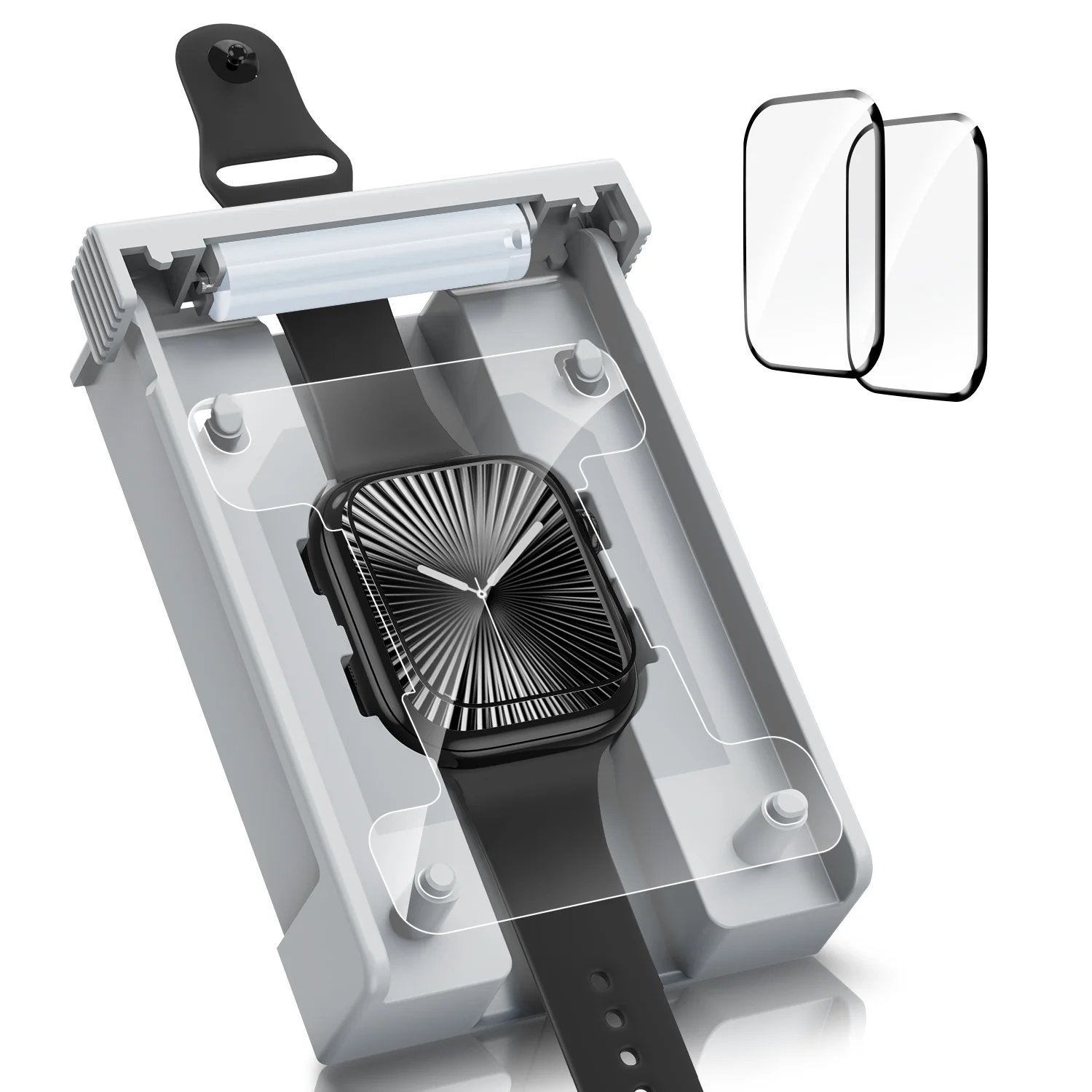 Tough On Screen Protector 2 Pack for Apple Watch with Installation Kit - Image 7