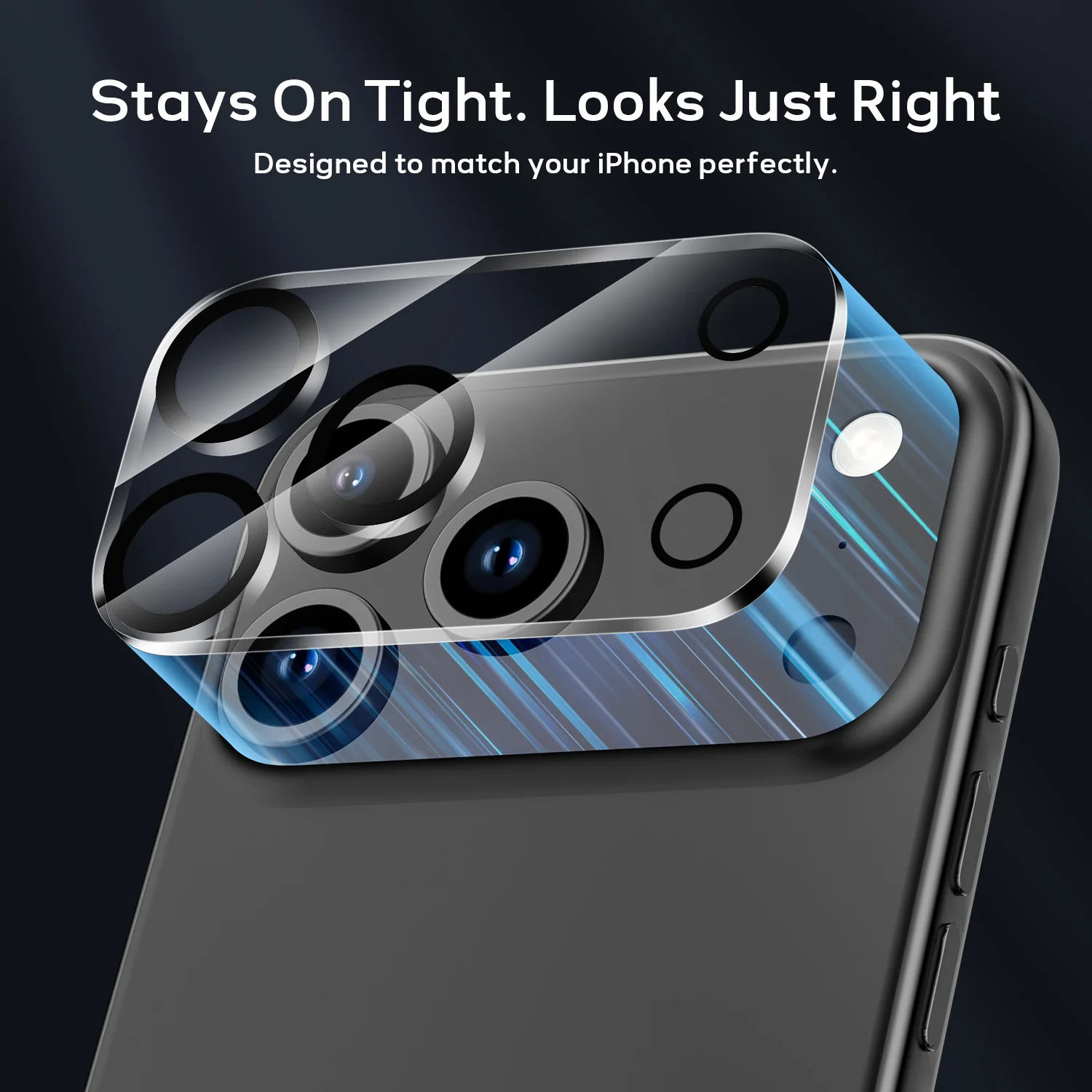 Tough On Rear Camera Protector Tempered Glass for iPhone 17 Series - Image 6