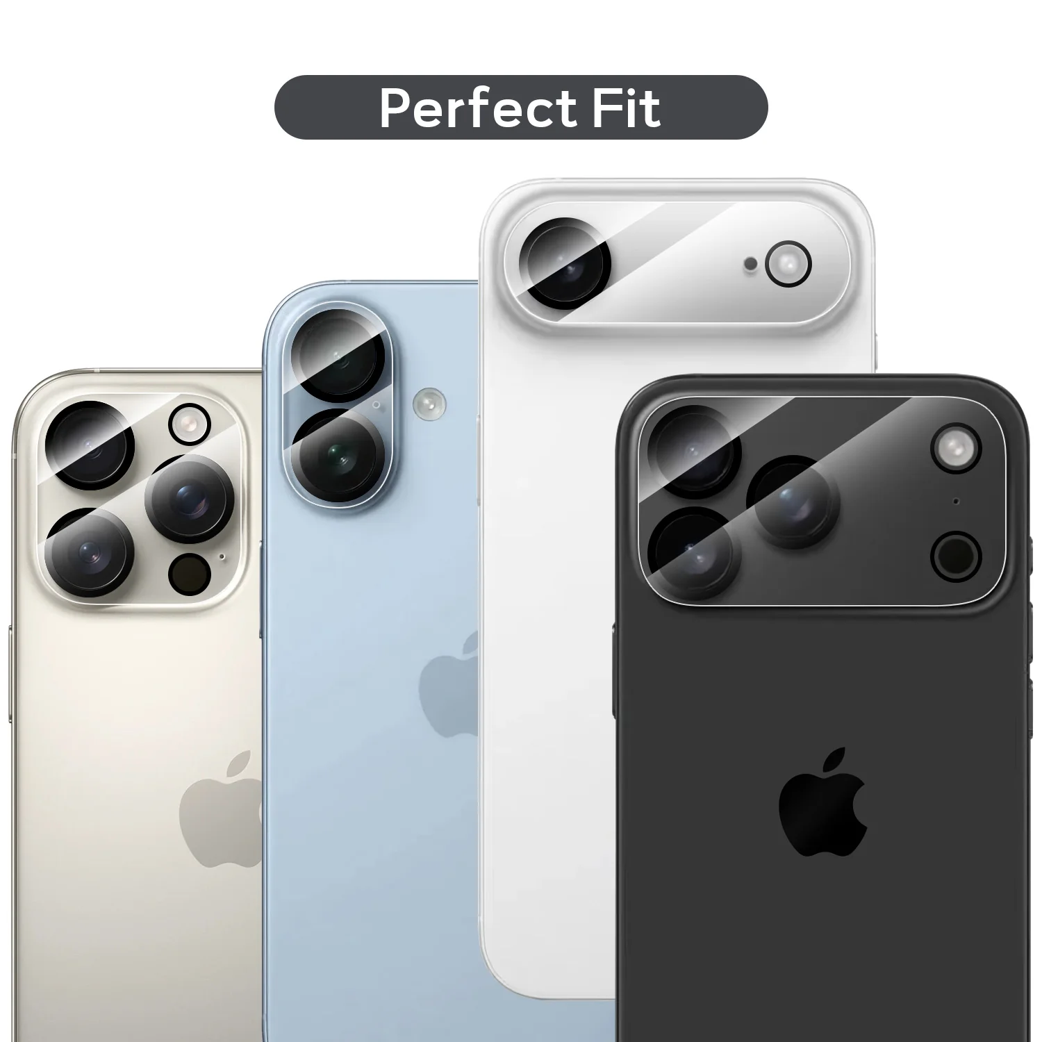 Tough On Rear Camera Protector Tempered Glass for iPhone 17 Series - Image 7