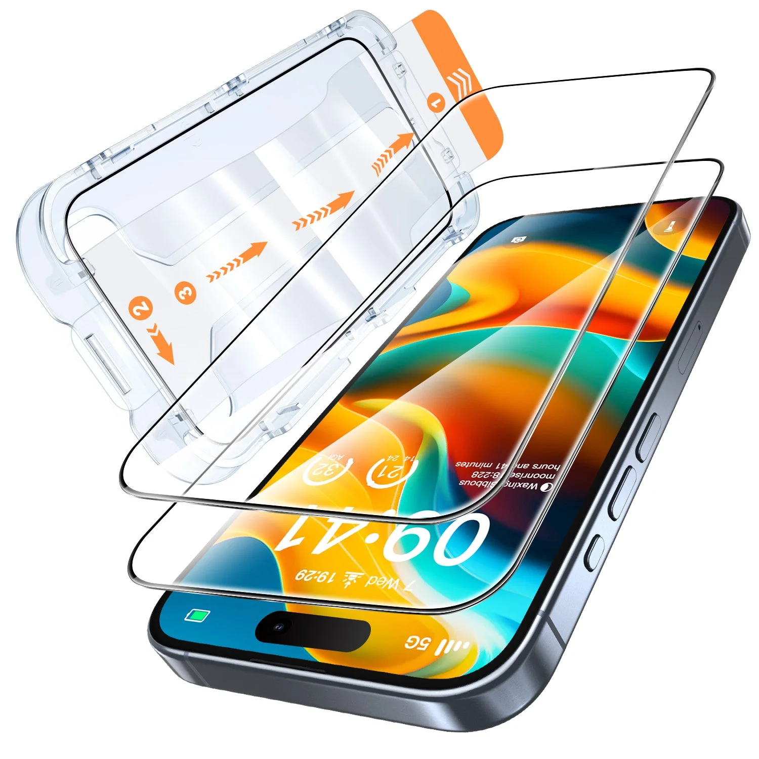 Tough On Tempered Glass Screen Protector 2 Pack for iPhone