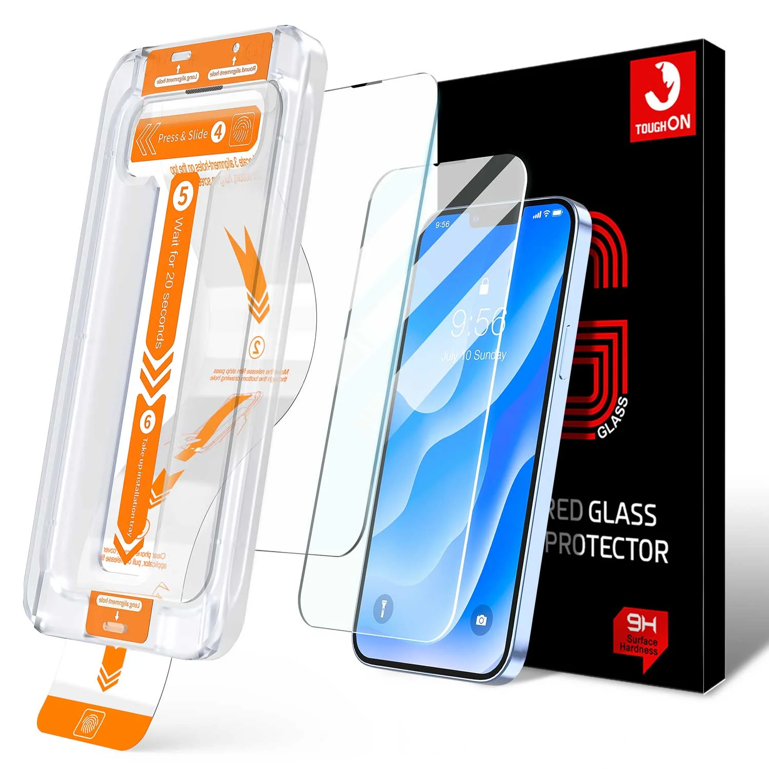 Tough On Tempered Glass Screen Protector 2 Pack for iPhone - Image 15