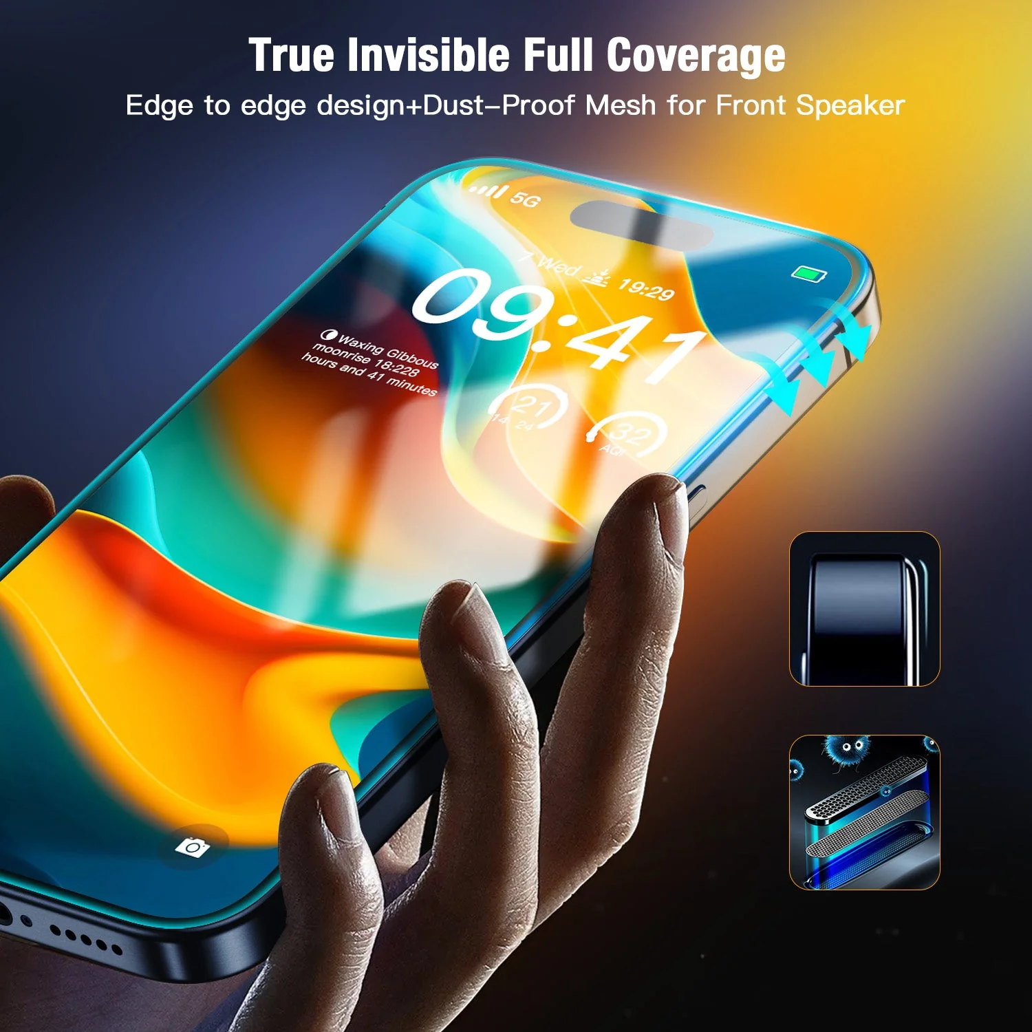 Tough On Tempered Glass Screen Protector 2 Pack for iPhone - Image 4