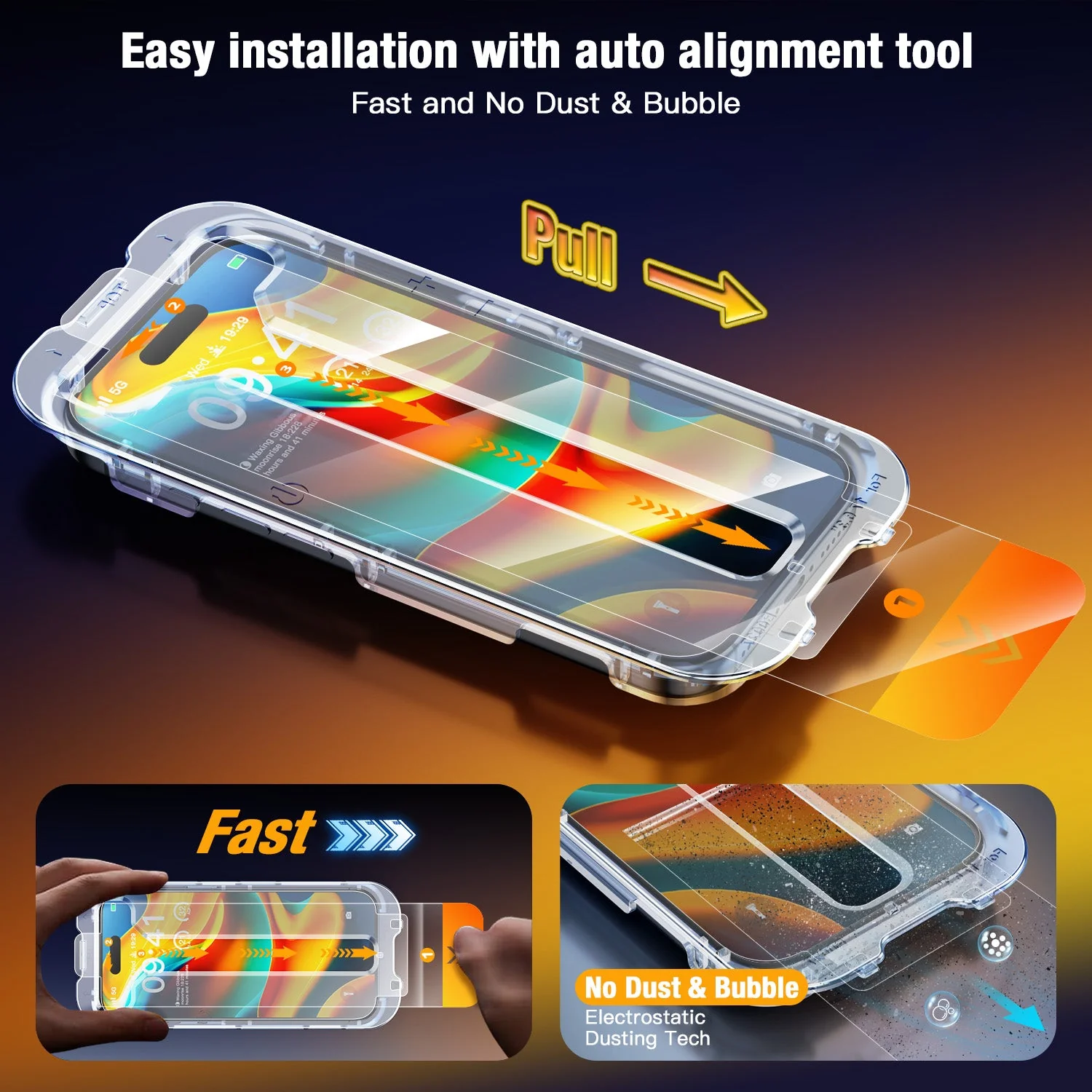Tough On Tempered Glass Screen Protector 2 Pack for iPhone - Image 5