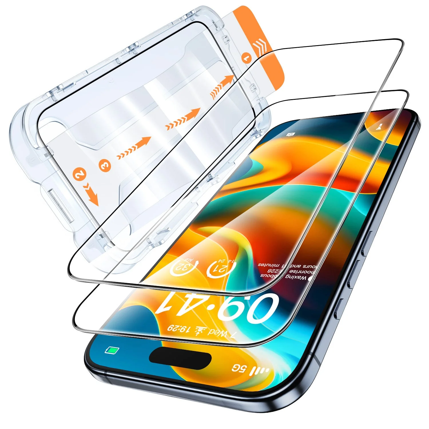 Tough On Tempered Glass Screen Protector 2 Pack for iPhone - Image 7