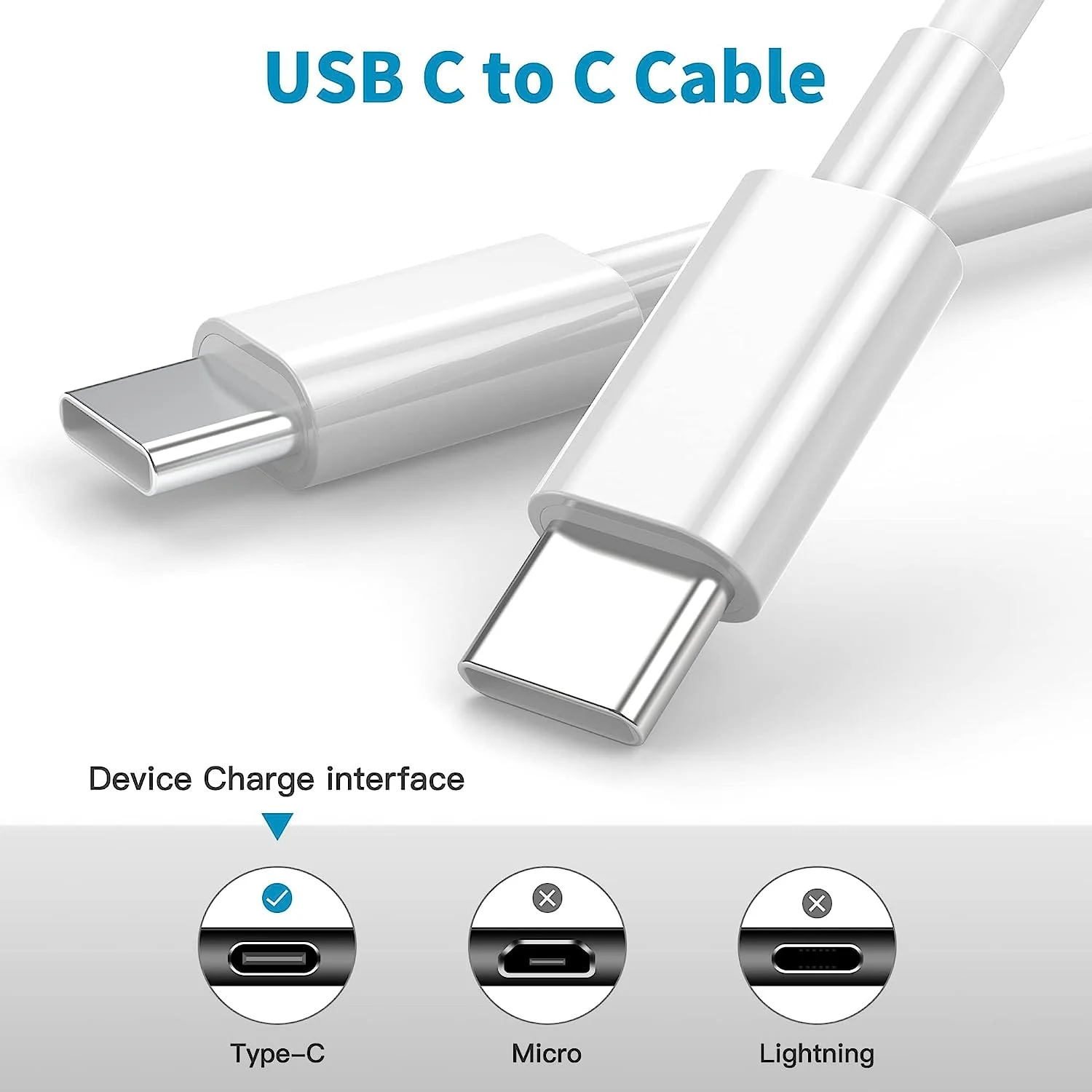 Tough On Type-C to Type-C Charging Cable 0.3M - Image 2