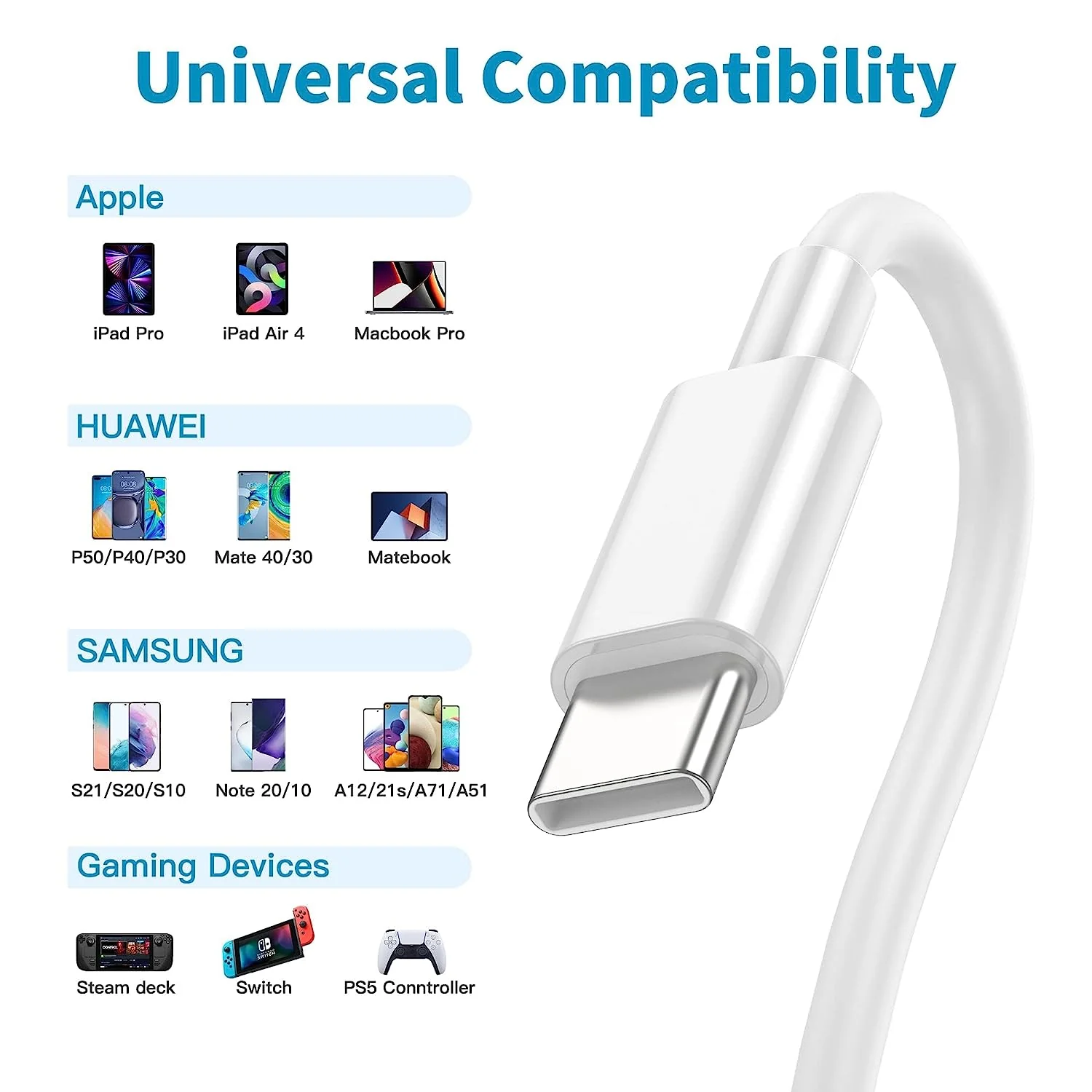 Tough On Type-C to Type-C Charging Cable 0.3M - Image 3