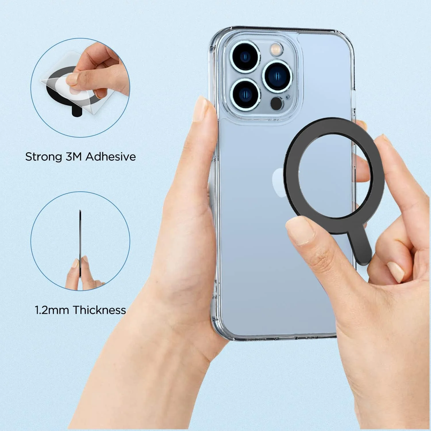 Tough On Universal Magnetic Ring for MagSafe Wireless Charging Conversion Kit - Image 5