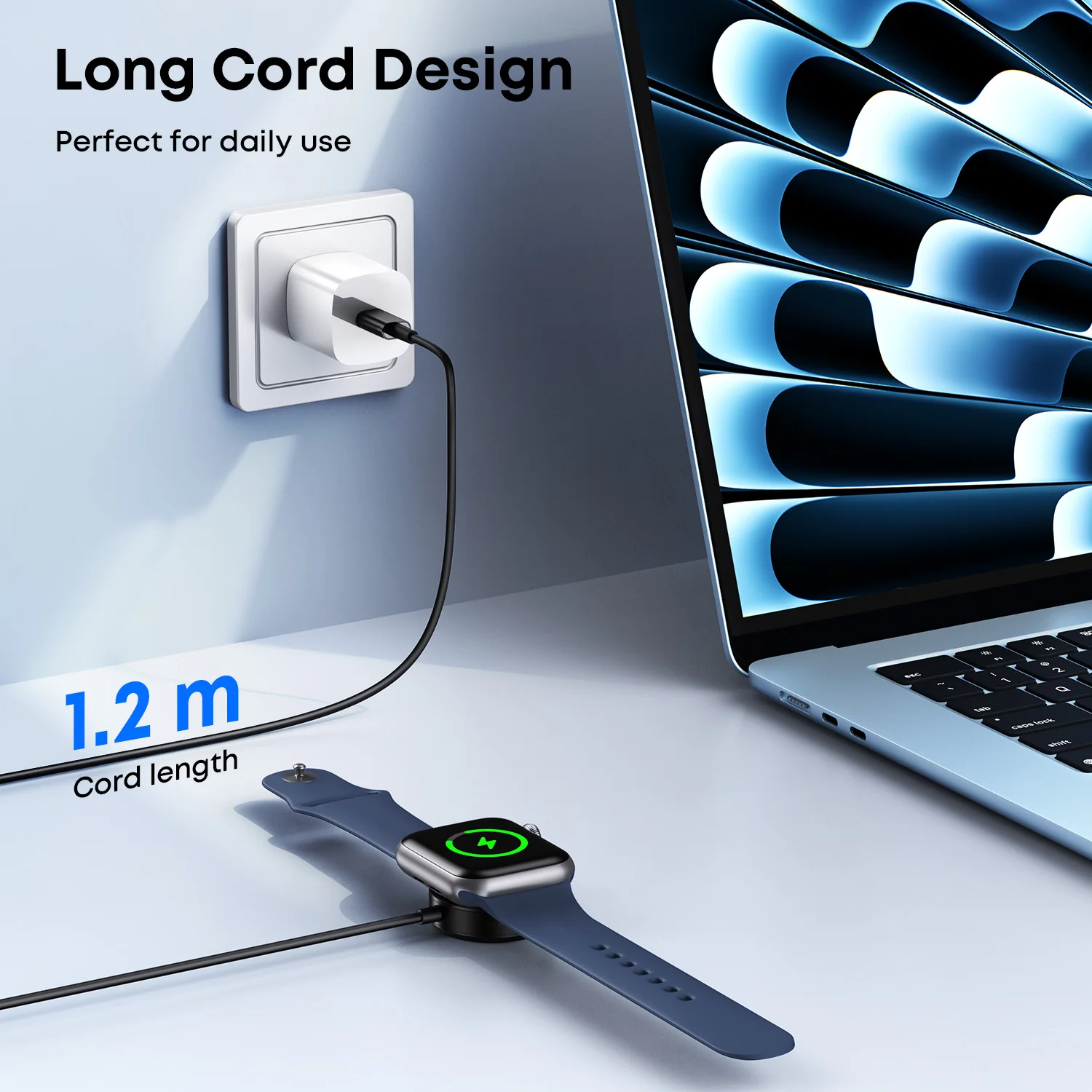 Tough On Universal Wireless Charger for Apple Watch & Galaxy Watch - Image 6