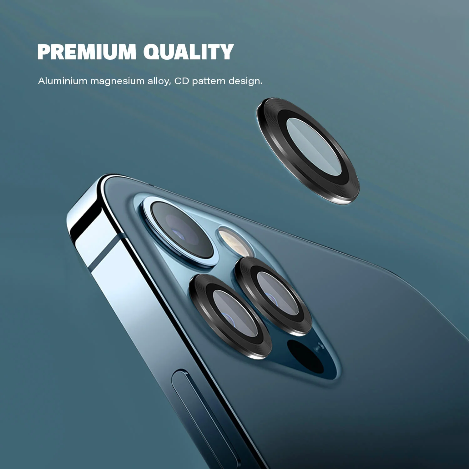 Type Gorilla iPhone 11 Pro Rear Camera Glass Protector Black - Image 14