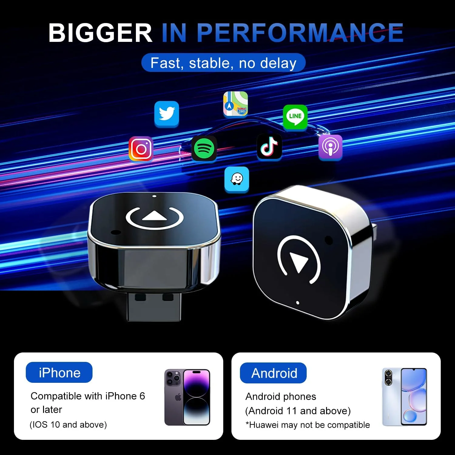 Wireless Carplay and Android Auto Adapter - Image 9